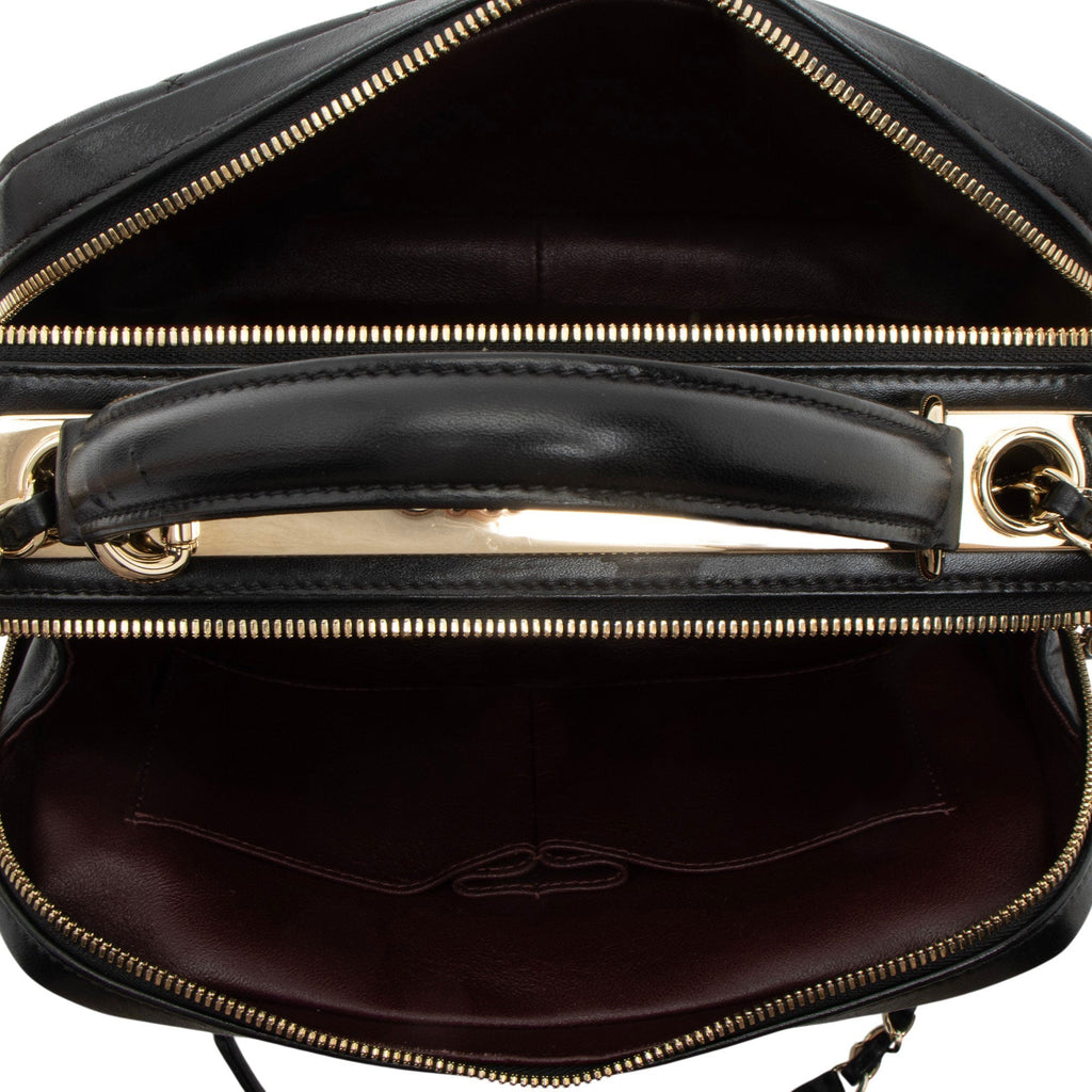 Chanel Lambskin Trendy CC Small Bowling Satchel