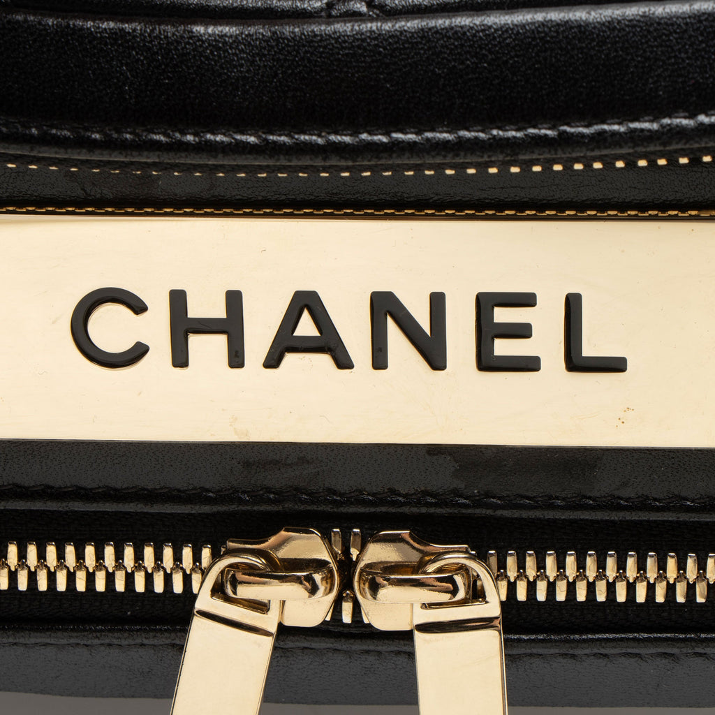 Chanel Lambskin Trendy CC Small Bowling Satchel