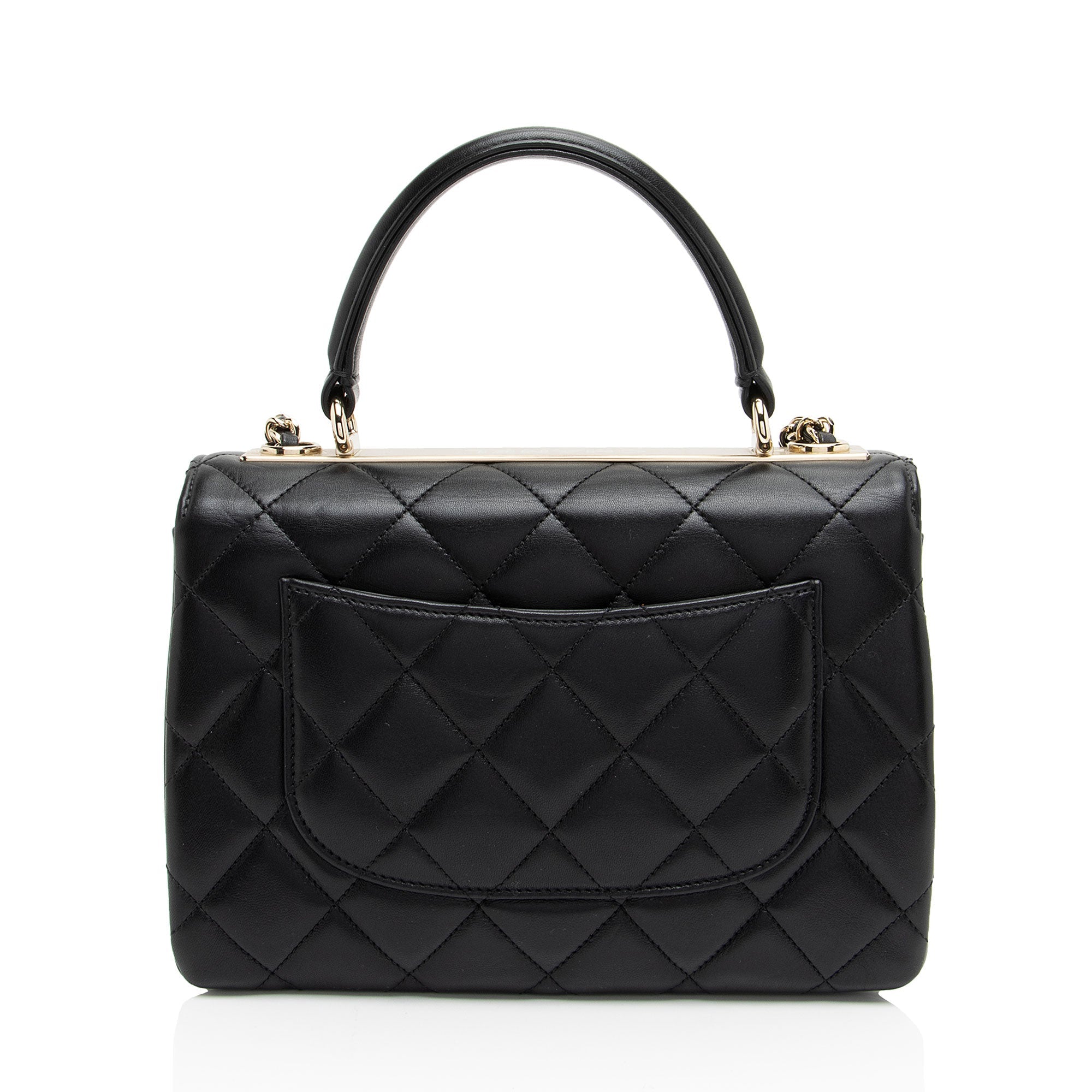Chanel Lambskin Trendy CC Small Top Handle