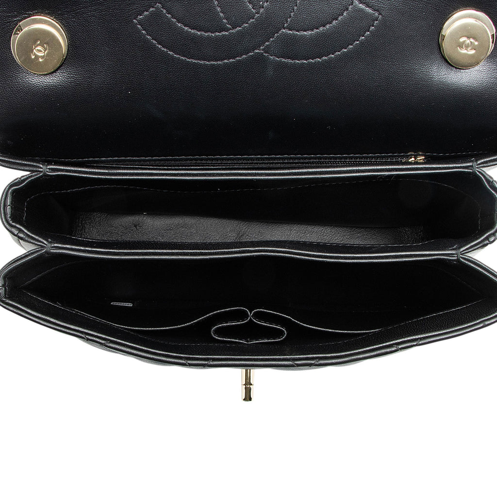 Chanel Lambskin Trendy CC Small Top Handle
