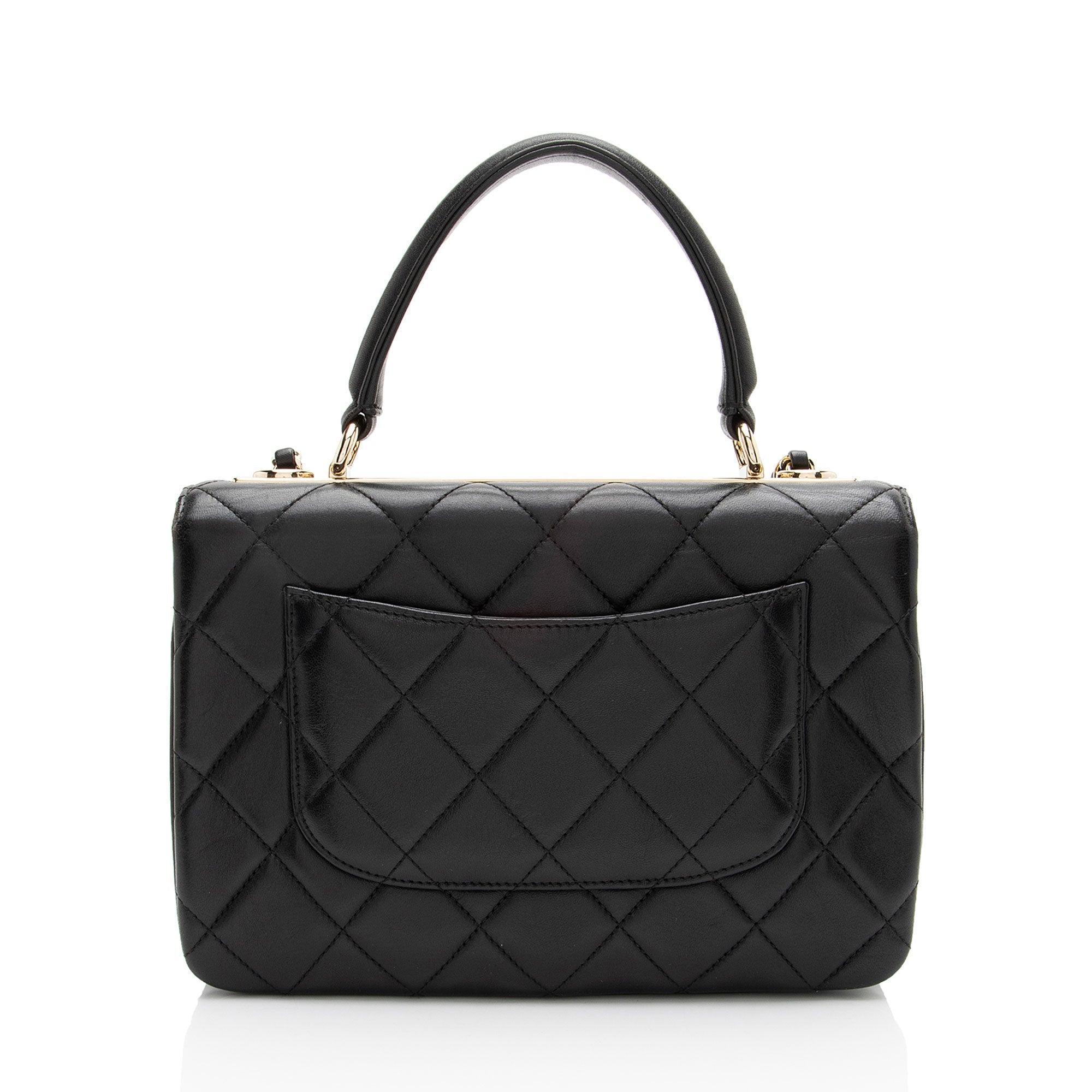 Chanel Lambskin Trendy CC Small Top Handle
