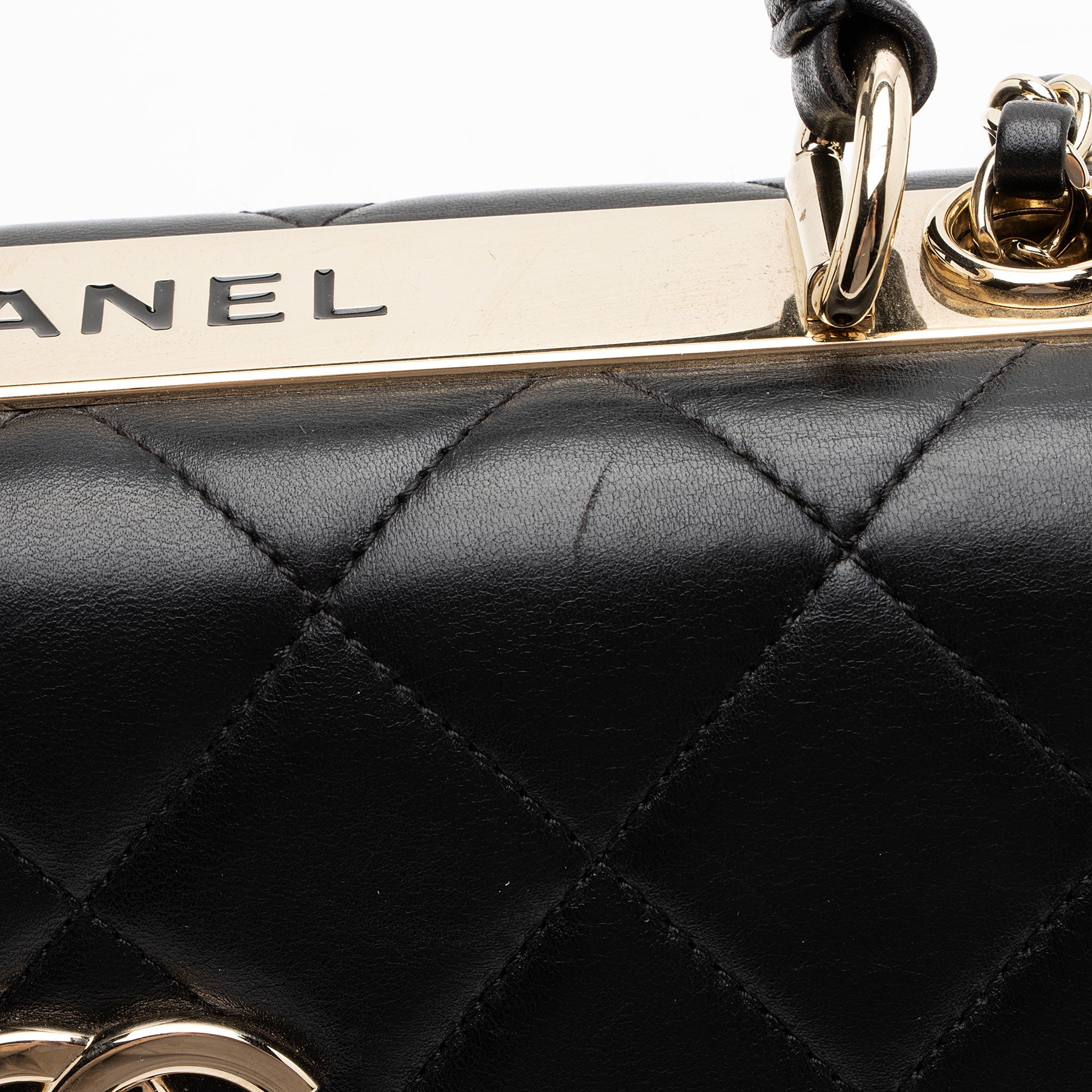 Chanel Lambskin Trendy CC Small Top Handle