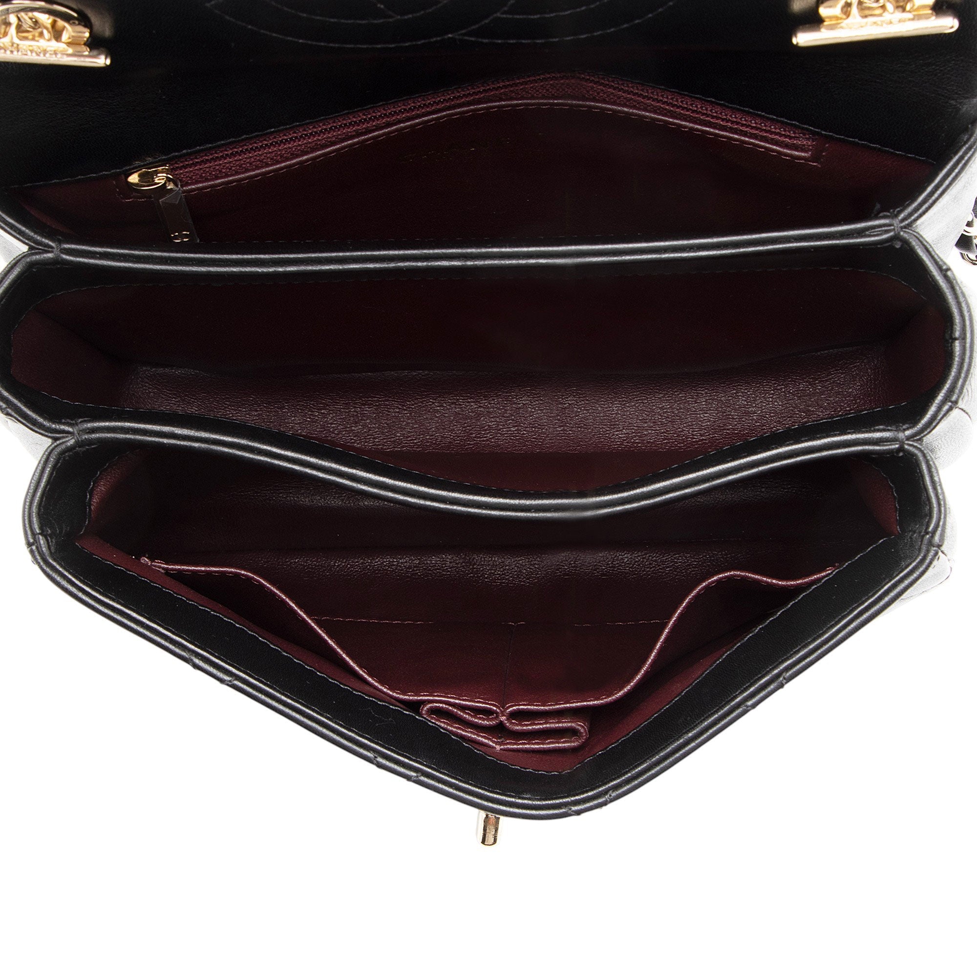Chanel Lambskin Trendy CC Small Top Handle