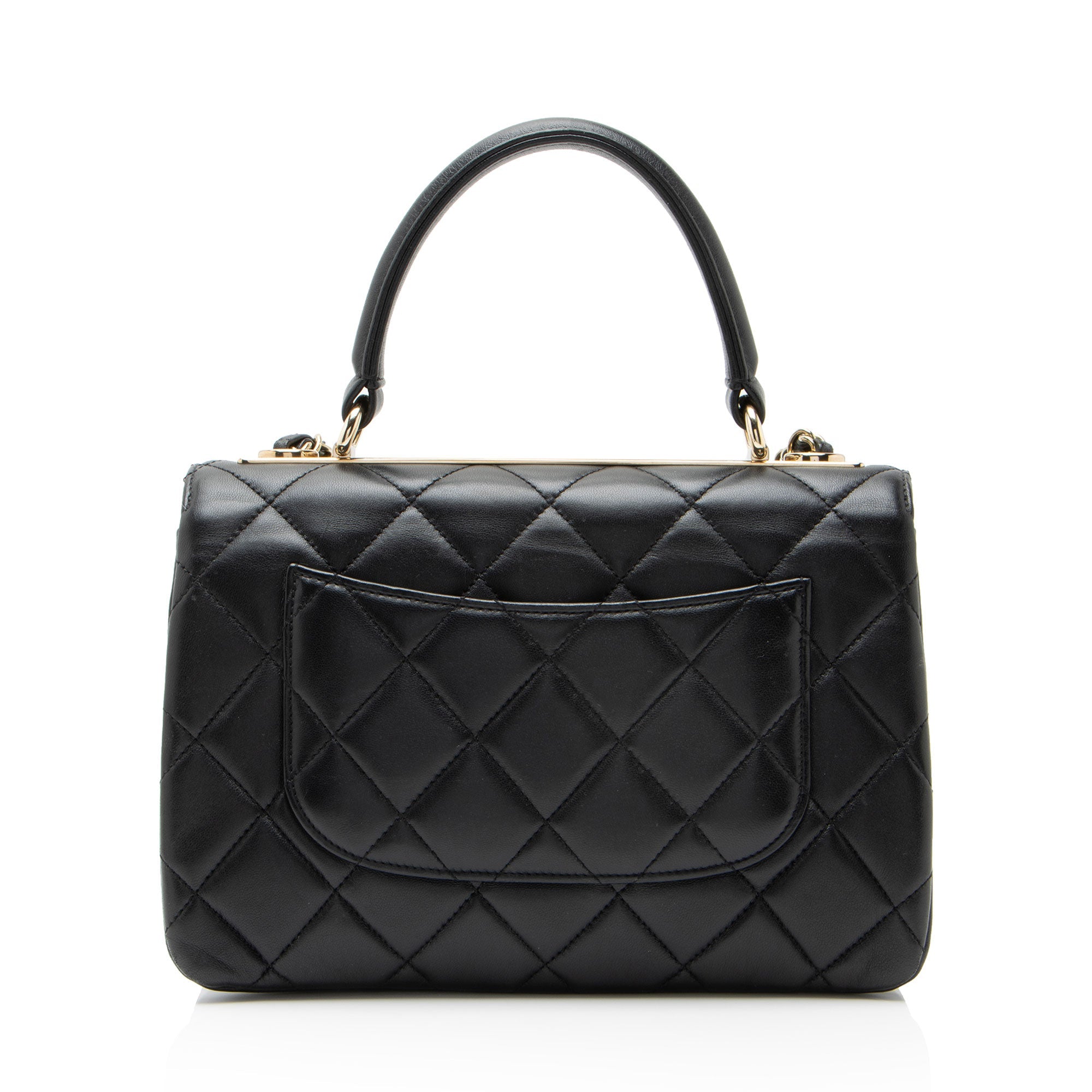 Chanel Lambskin Trendy CC Small Top Handle
