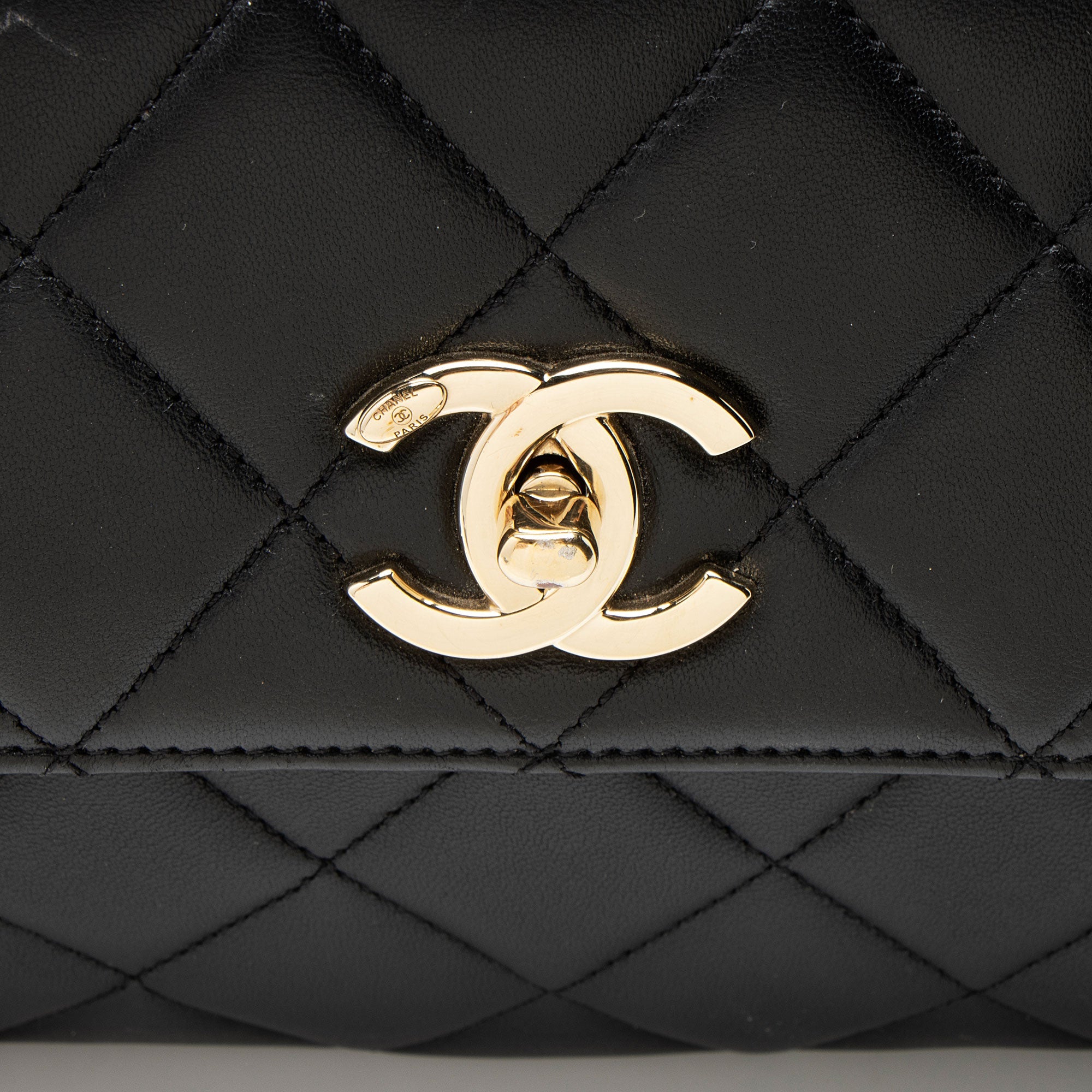 Chanel Lambskin Trendy CC Small Top Handle