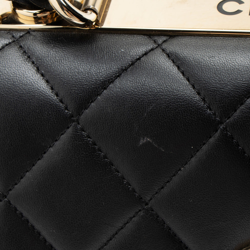 Chanel Lambskin Trendy CC Small Top Handle