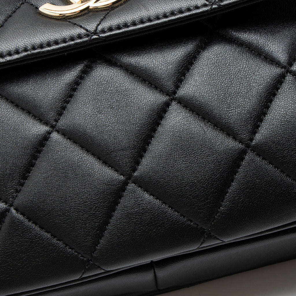 Chanel Lambskin Trendy CC Small Top Handle