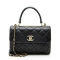 Chanel Lambskin Trendy CC Small Top Handle