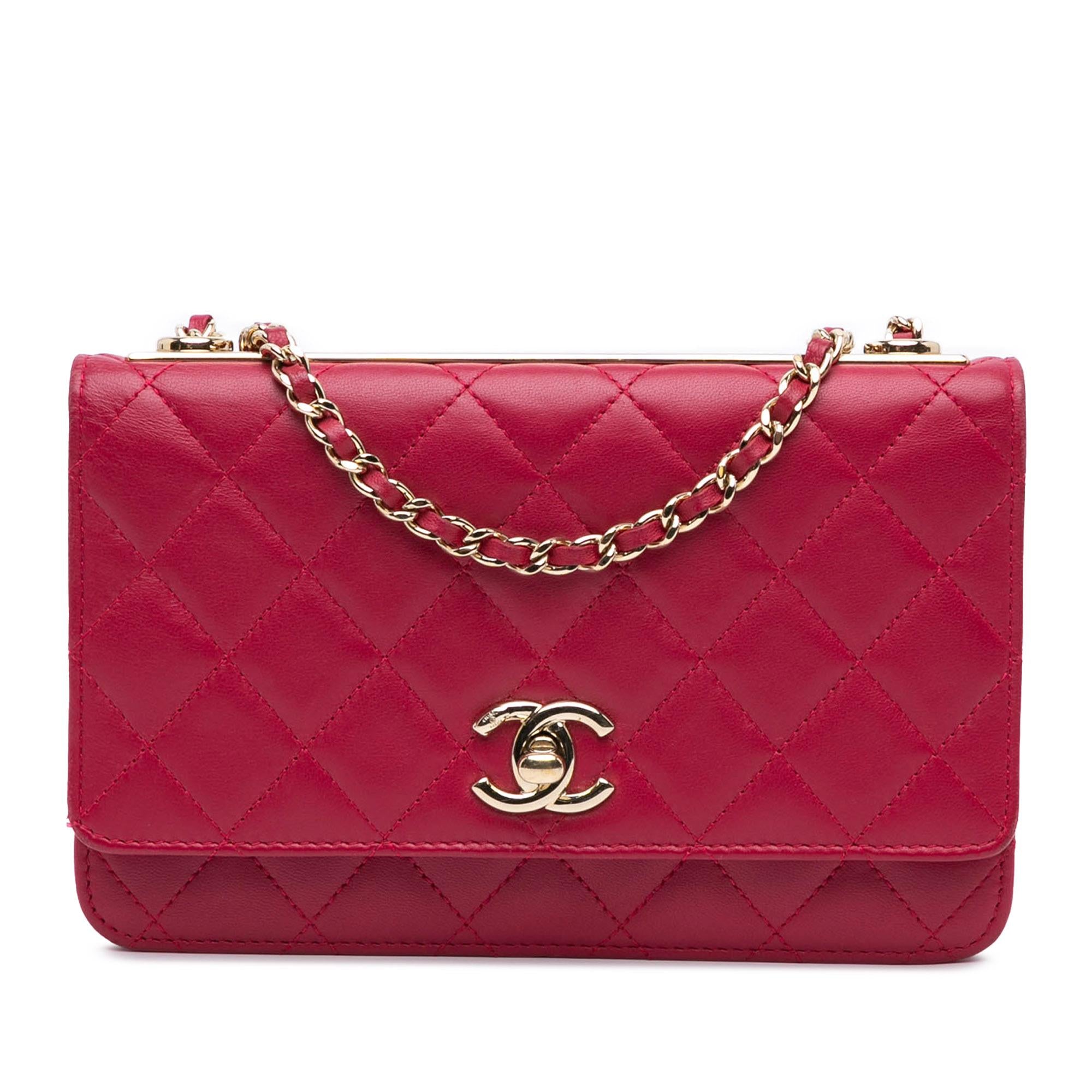 Chanel Lambskin Trendy CC Wallet On Chain (SHG-BhKEaD)