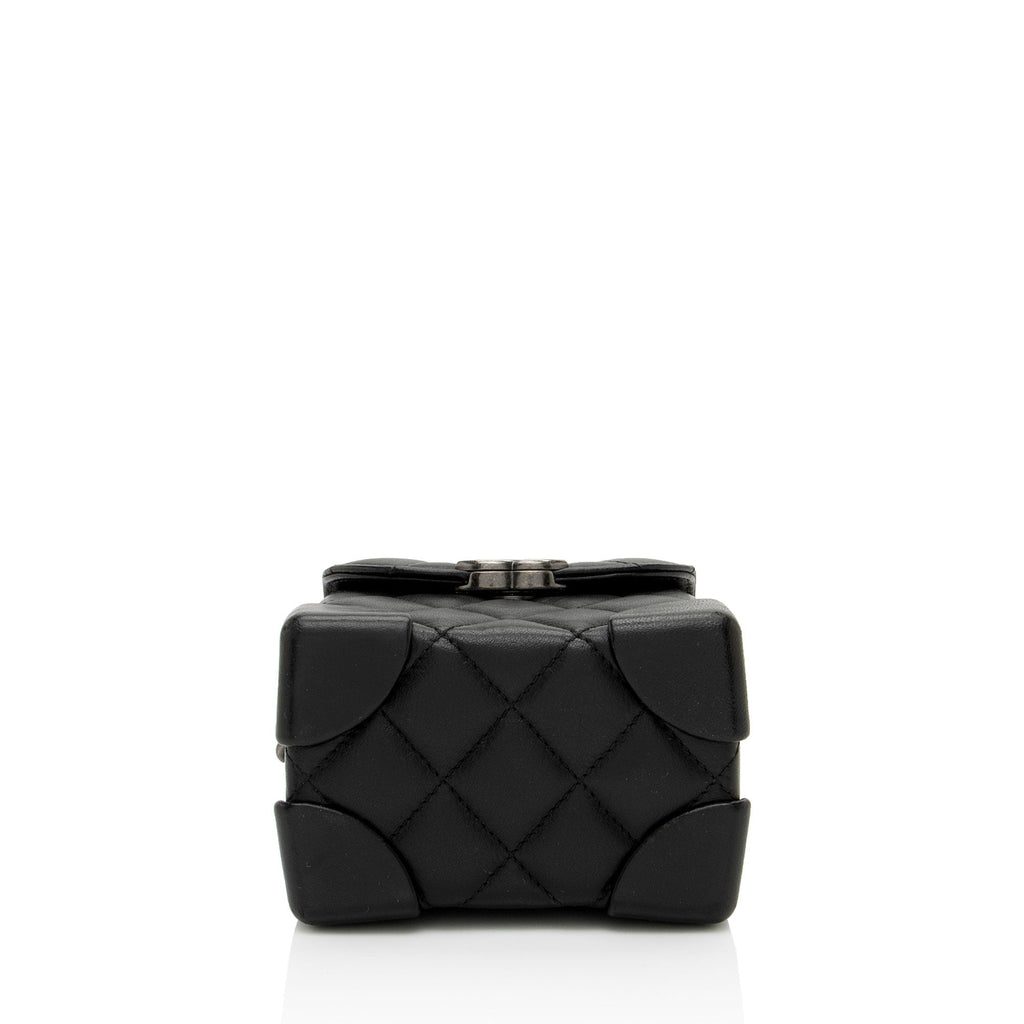 Chanel Lambskin Trunk Shoulder Bag