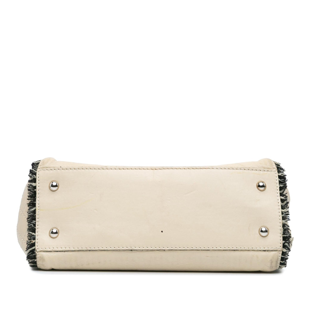 Chanel Lambskin Tweedy Flap