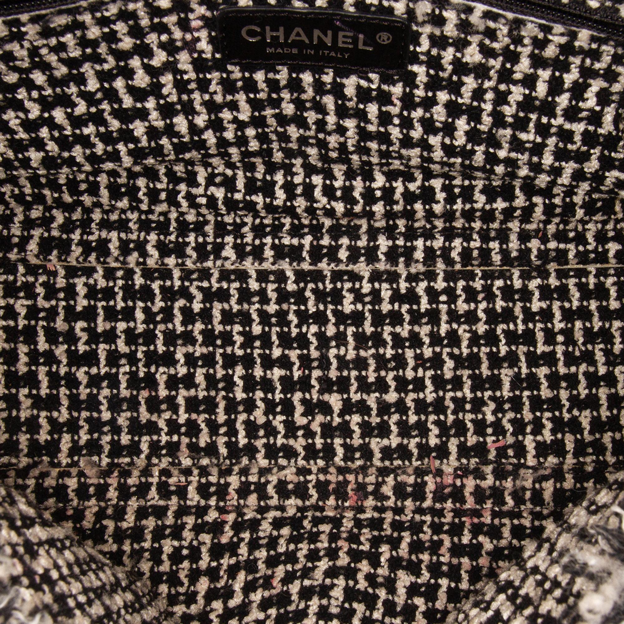 Chanel Lambskin Tweedy Flap