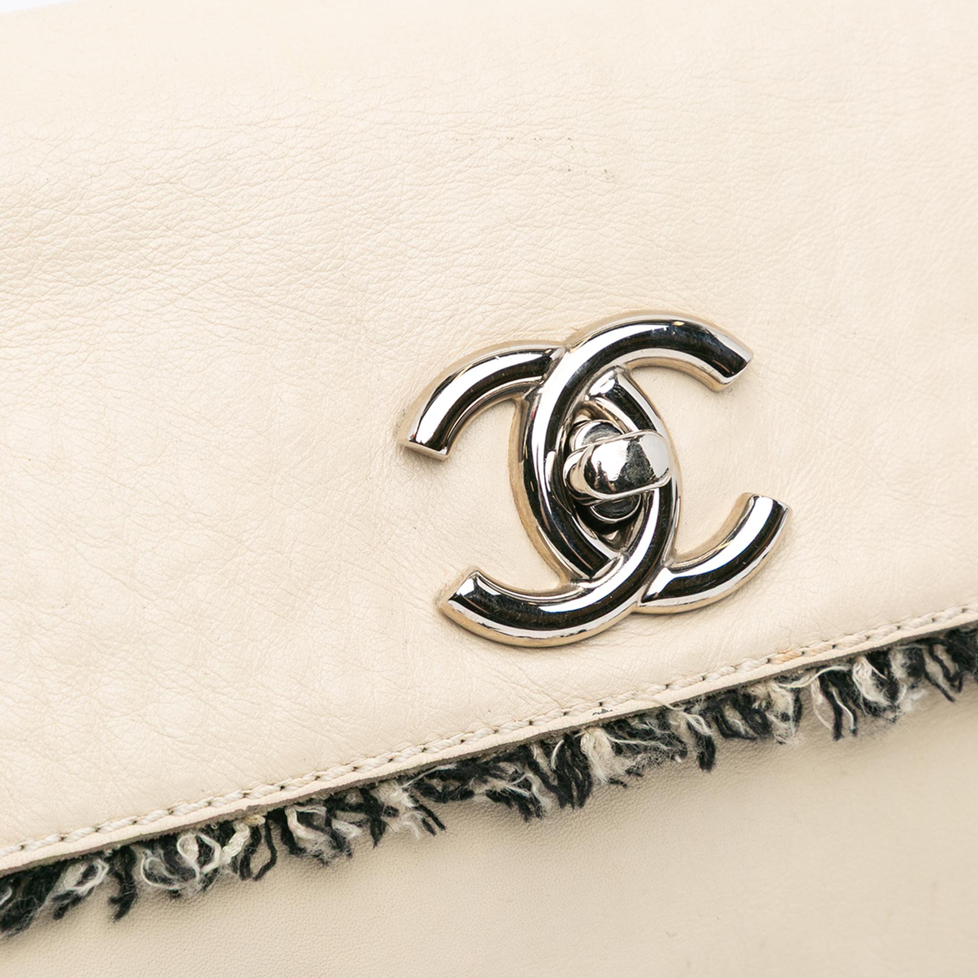 Chanel Lambskin Tweedy Flap