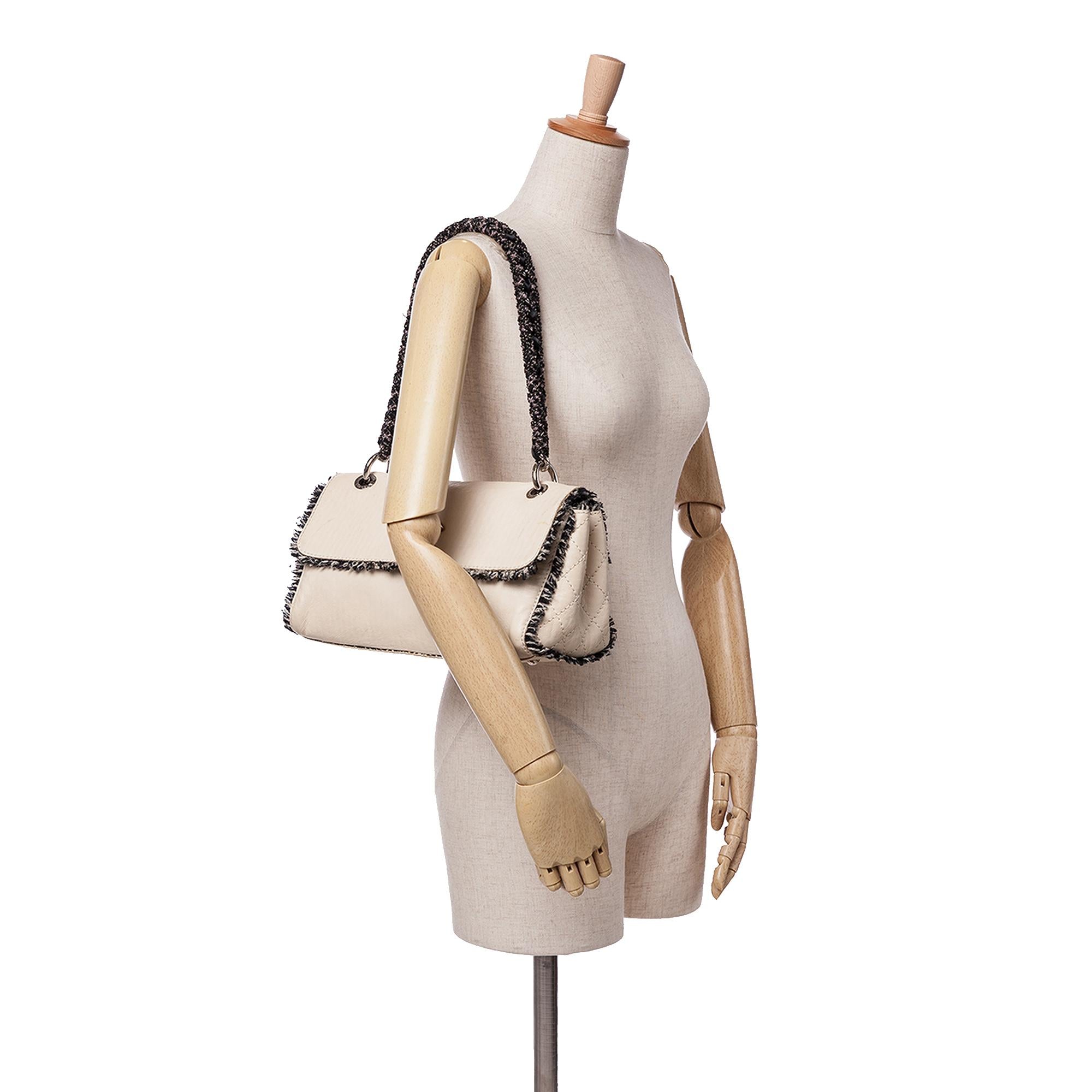 Chanel Lambskin Tweedy Flap