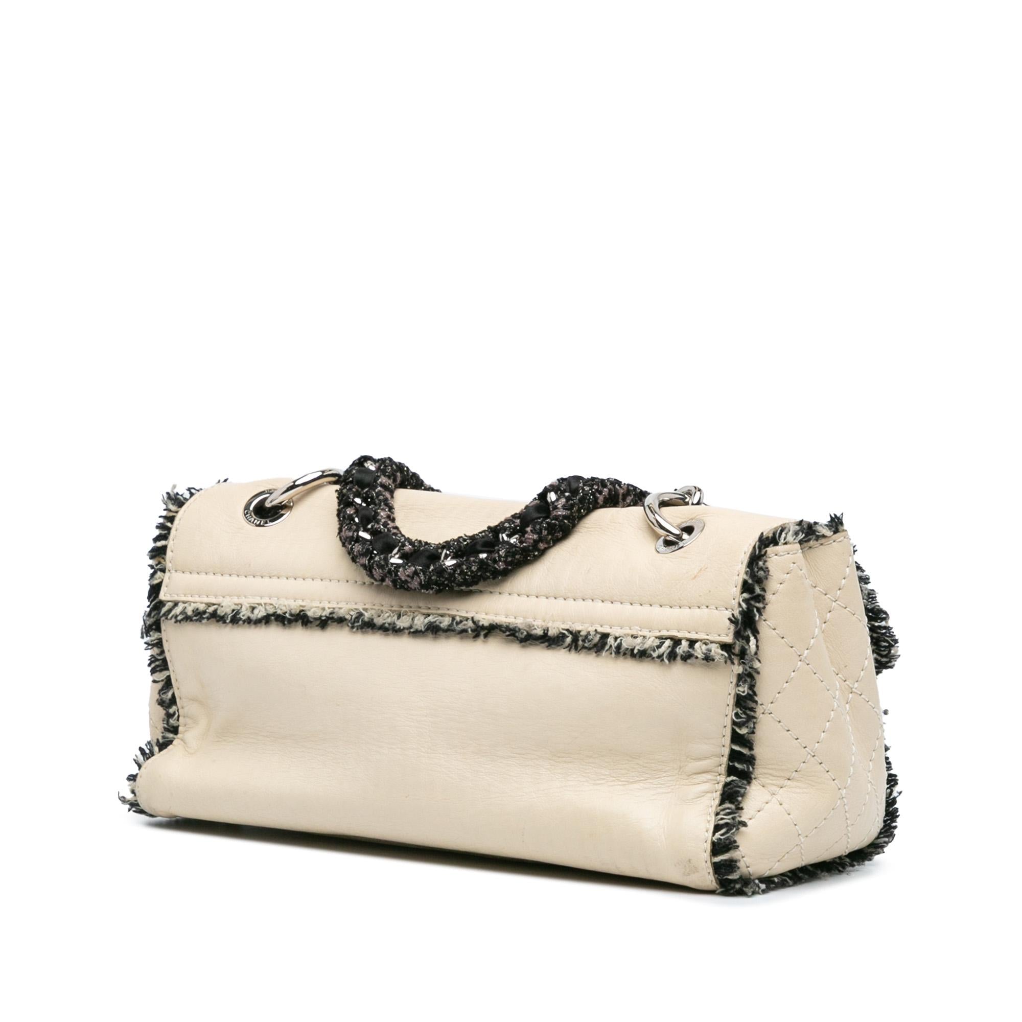 Chanel Lambskin Tweedy Flap