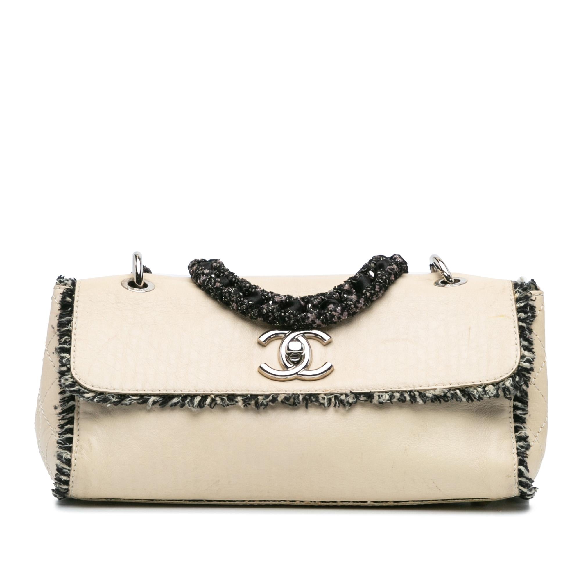Chanel Lambskin Tweedy Flap