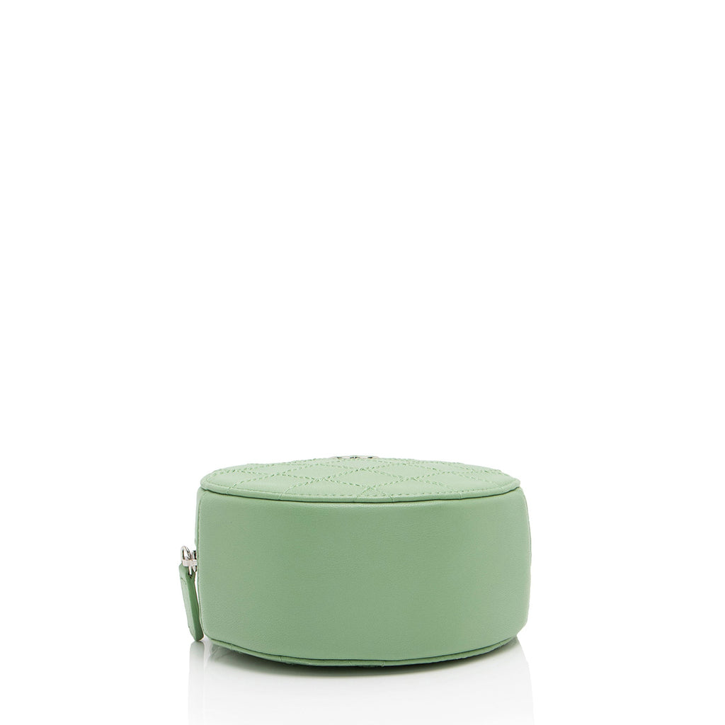 Chanel Lambskin Ultimate Stitch Round Clutch with Chain