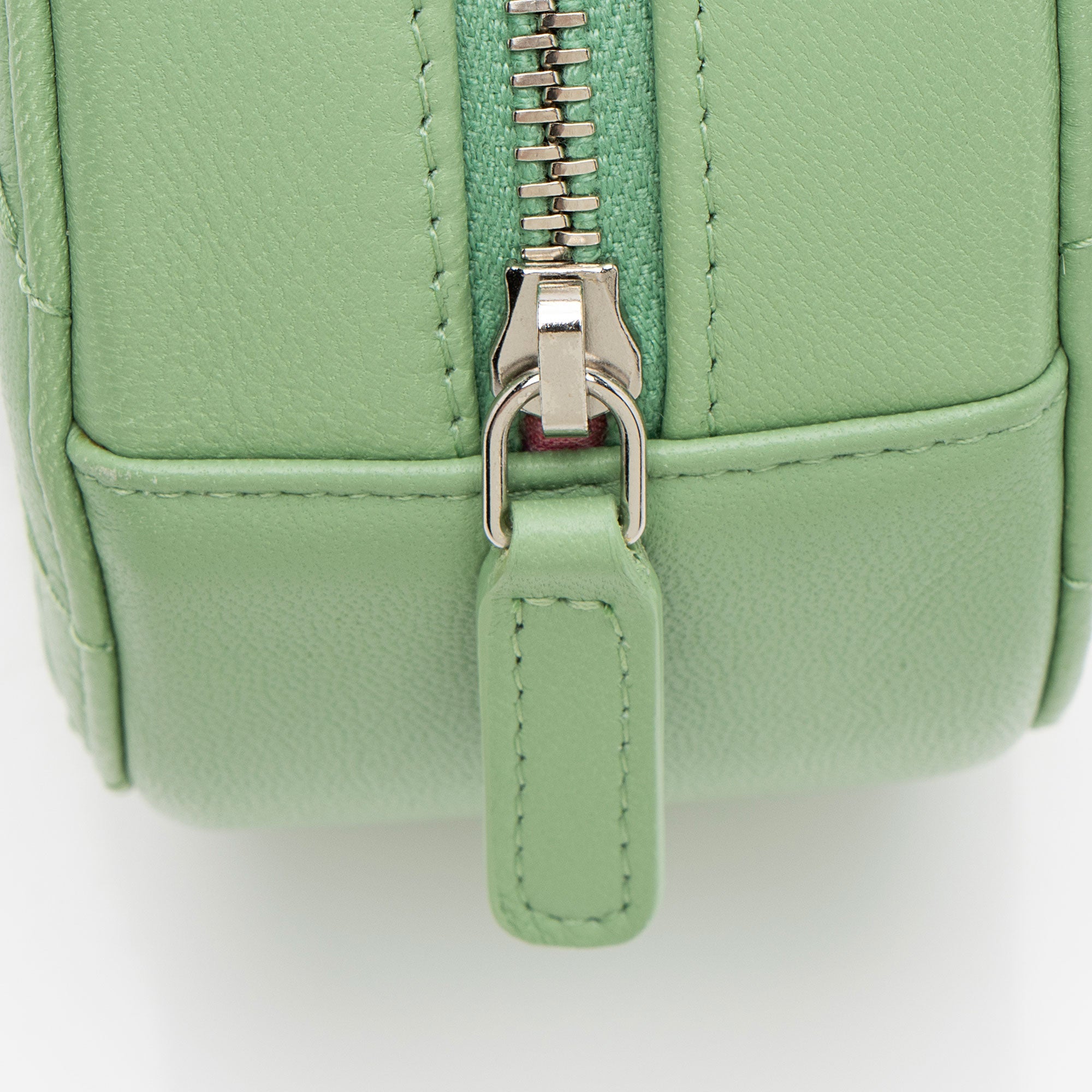 Chanel Lambskin Ultimate Stitch Round Clutch with Chain