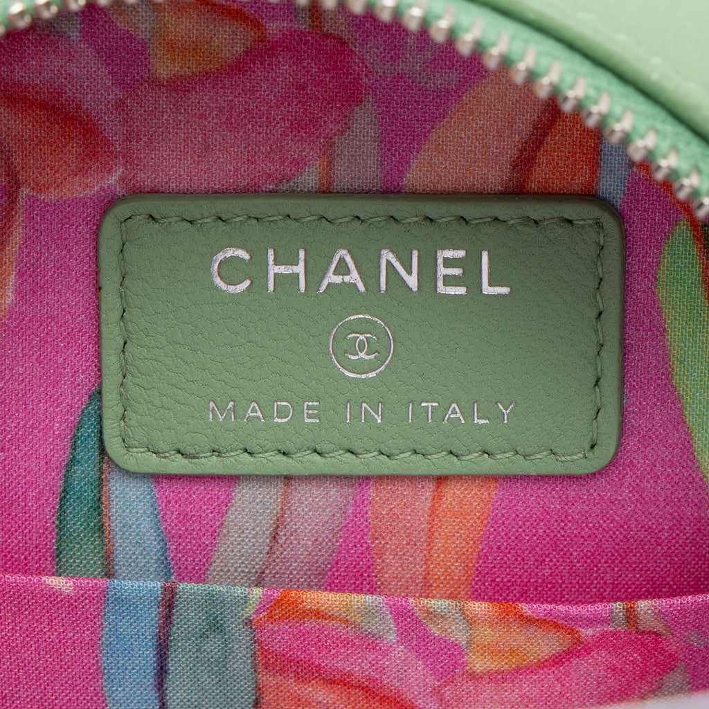 Chanel Lambskin Ultimate Stitch Round Clutch with Chain
