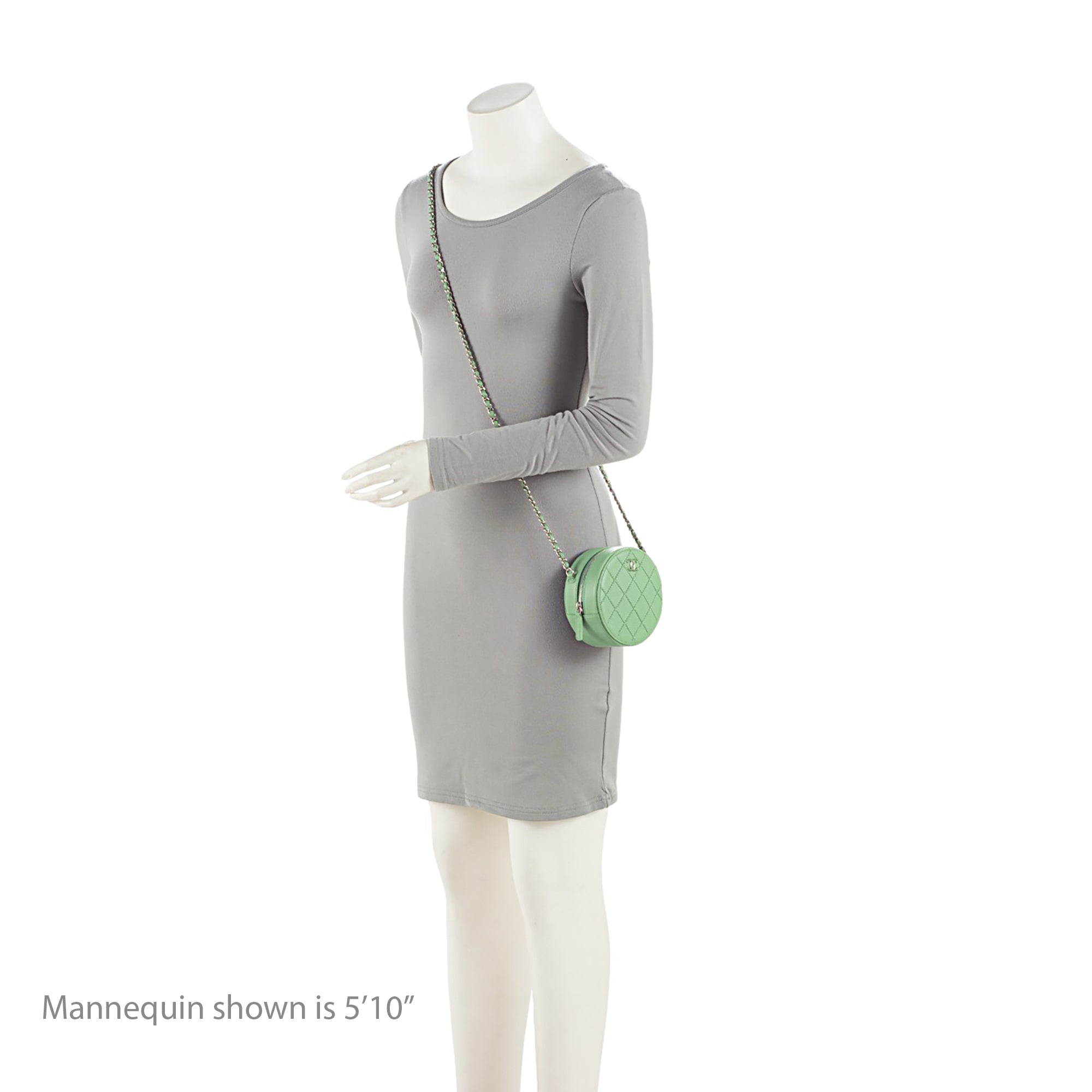 Chanel Lambskin Ultimate Stitch Round Clutch with Chain