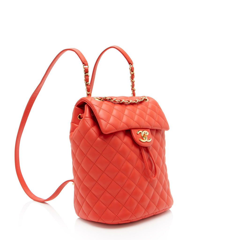 Chanel Lambskin Urban Spirit Small Backpack (SHF-cbCZkk)