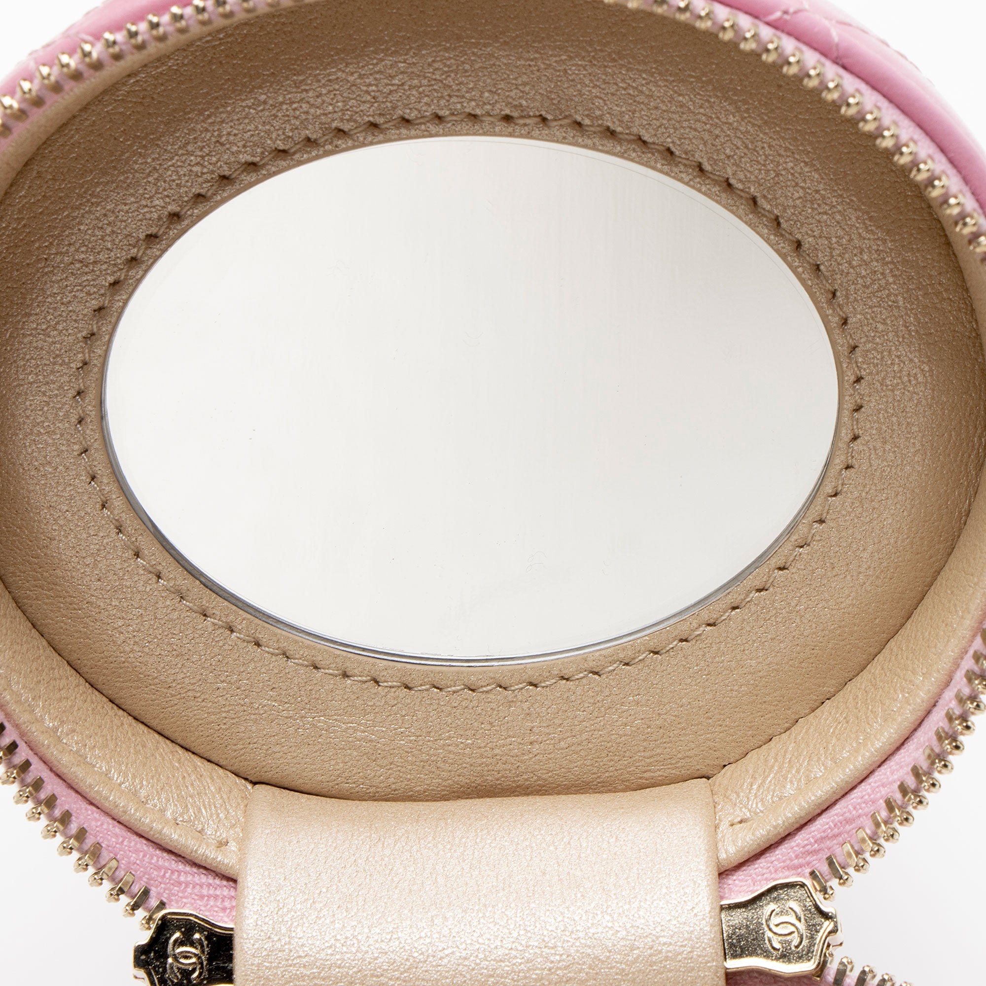 Chanel Lambskin Vanity Ruched Mini Top Handle