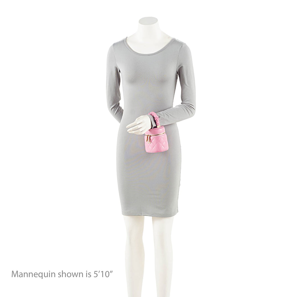 Chanel Lambskin Vanity Ruched Mini Top Handle