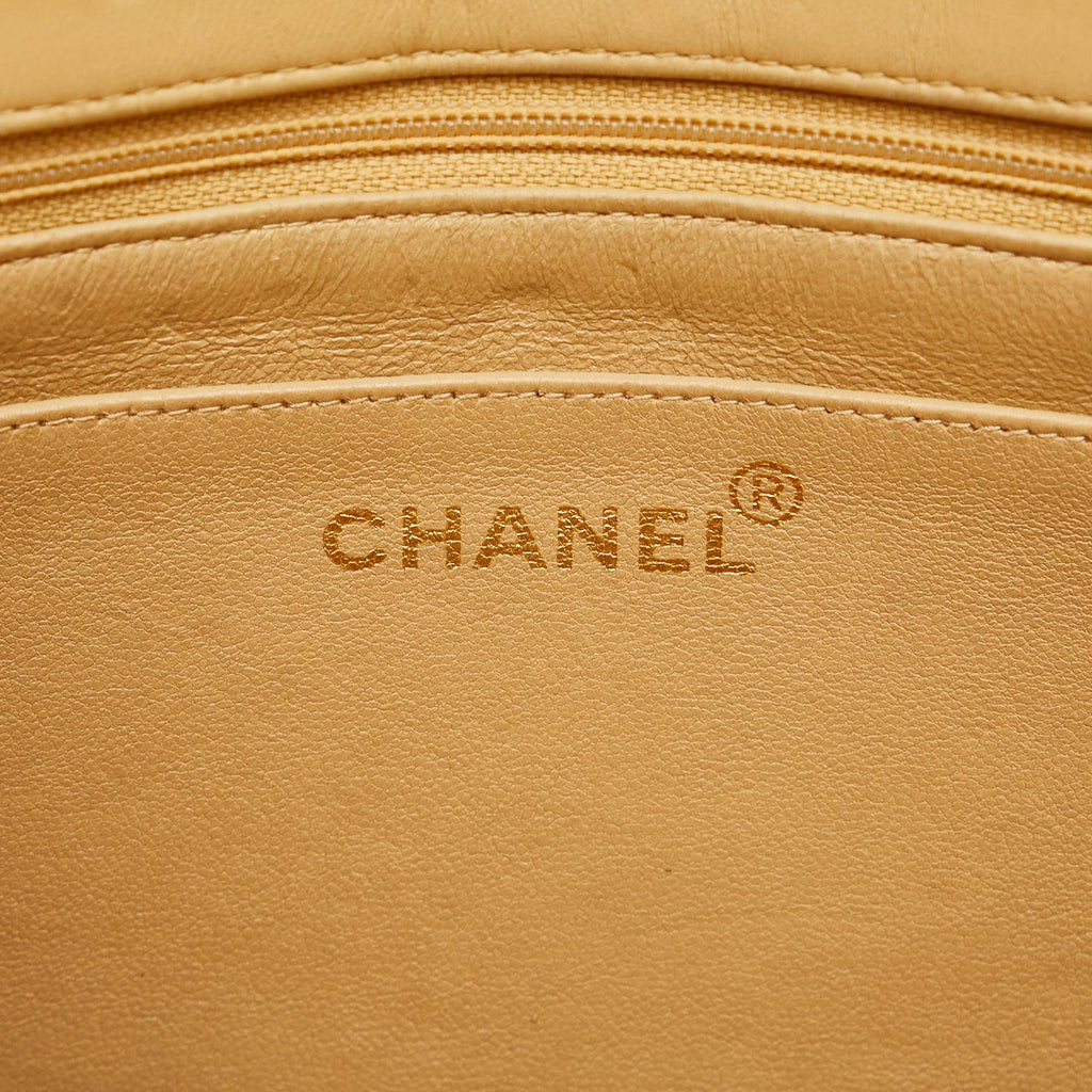Chanel Lambskin Vertical Border Flap (SHG-oryF3k)