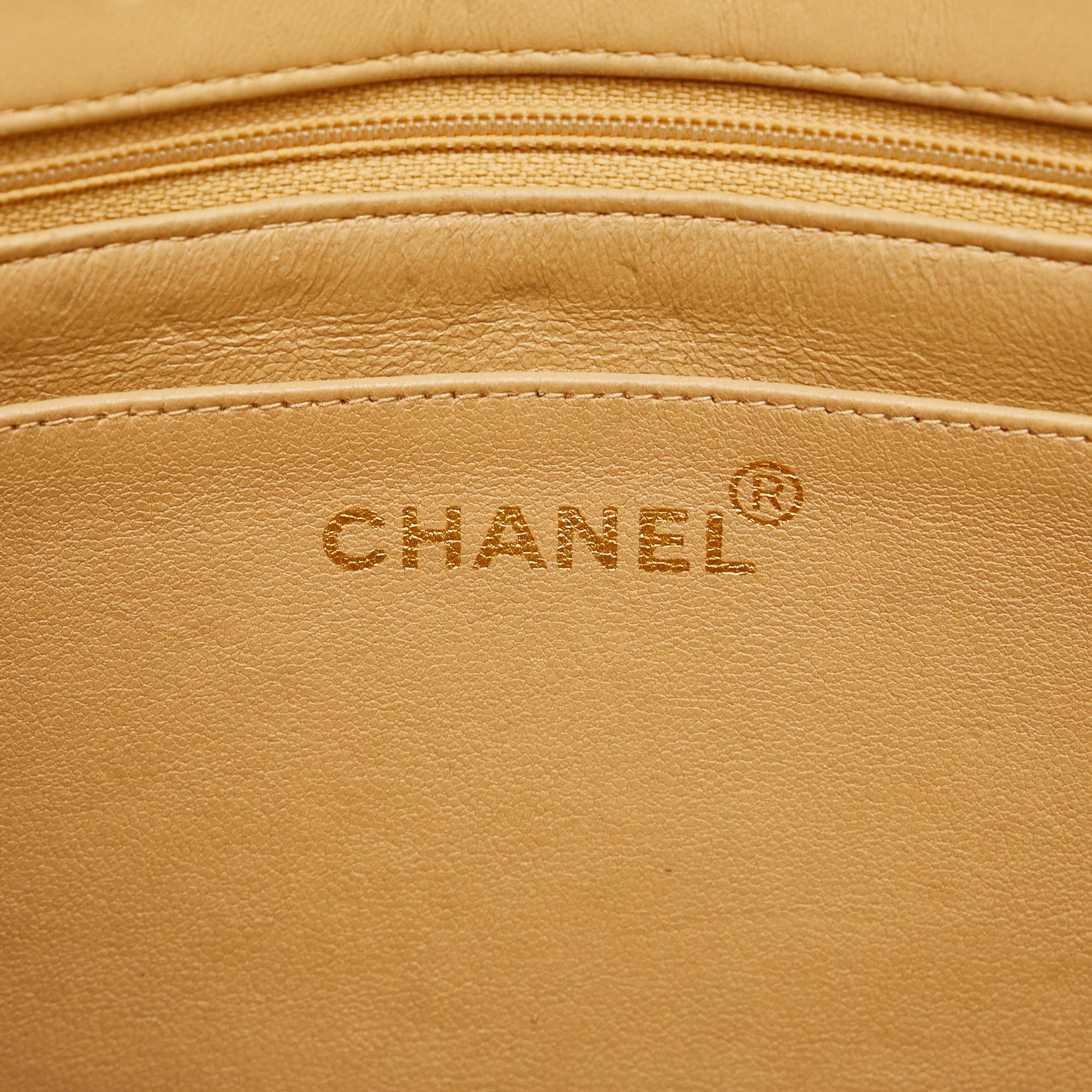 Chanel Lambskin Vertical Border Flap (SHG-oryF3k)