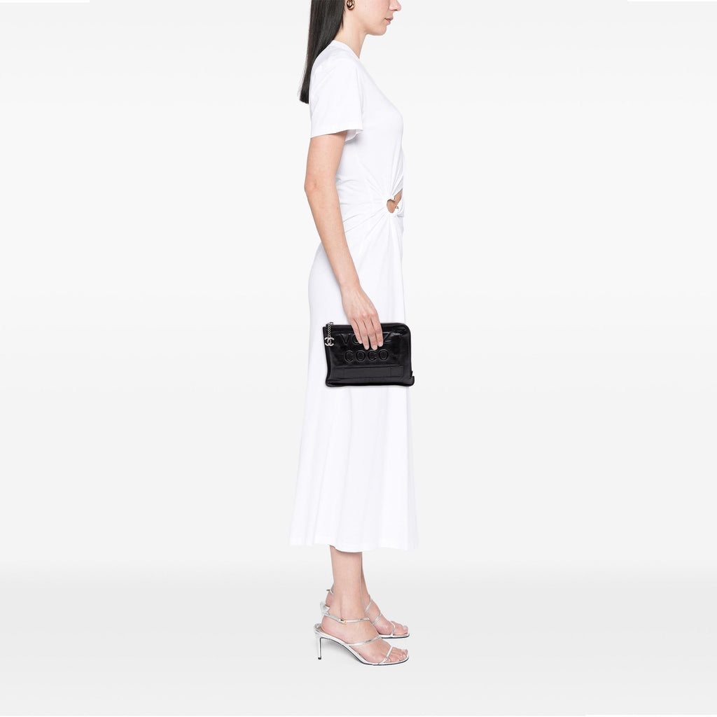 Chanel Lambskin Votez Coco Clutch