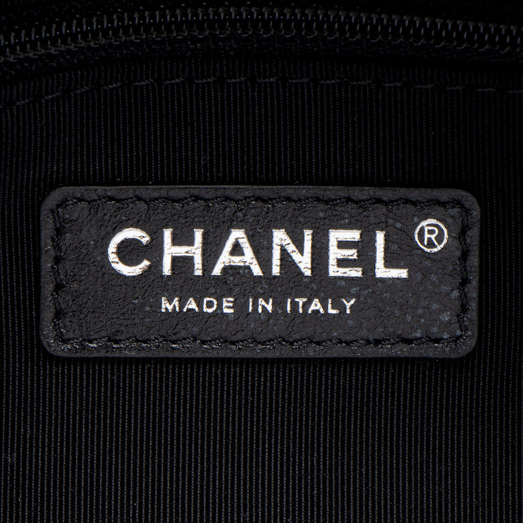 Chanel Lambskin Written In Chain Hobo