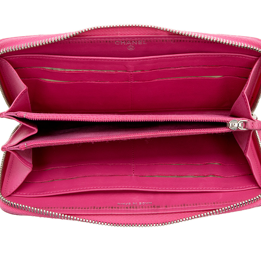 Chanel Lambskin CC Zip Around Wallet - FINAL SALE (SHF-16439)