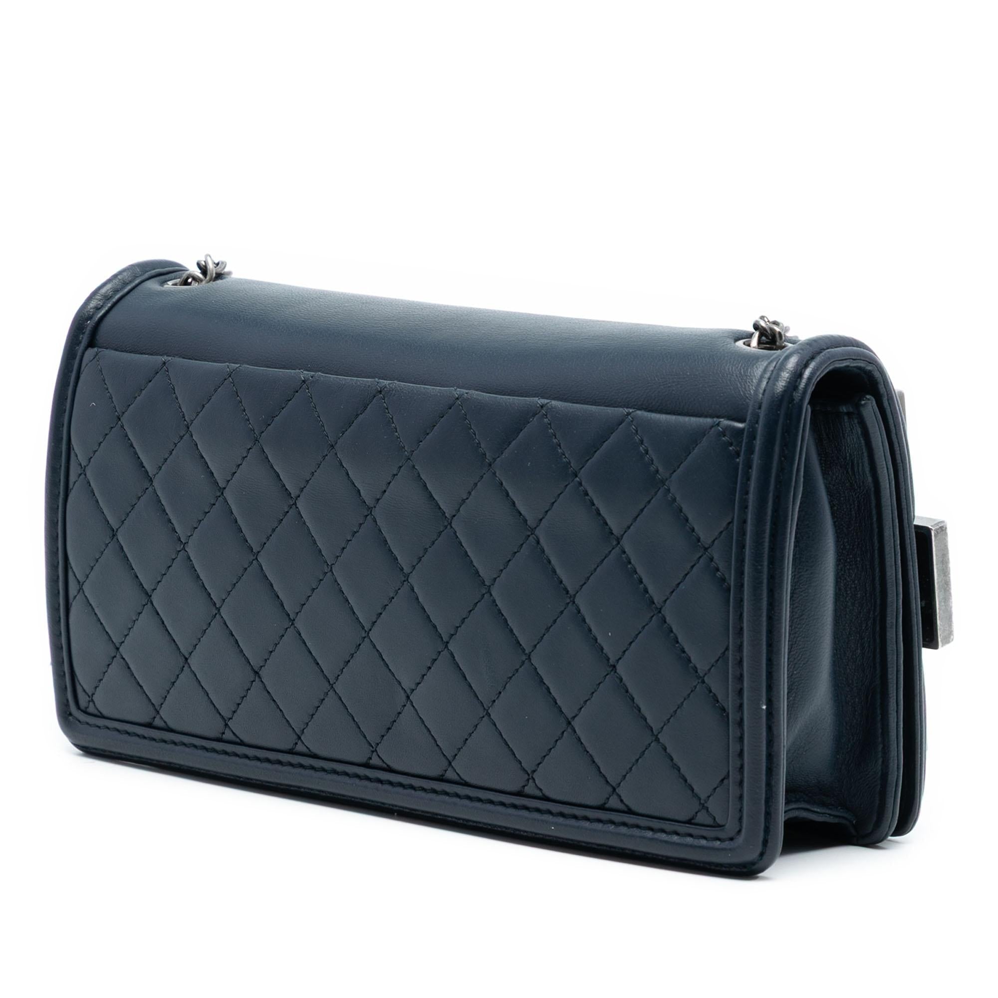 Chanel Lambskin and Acrylic Boy Brick Horizontal Flap