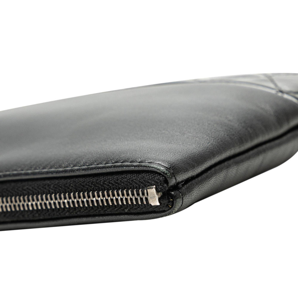 Chanel Lambskin and Quilted Patent O Case Clutch (SHG-nuBGKM)