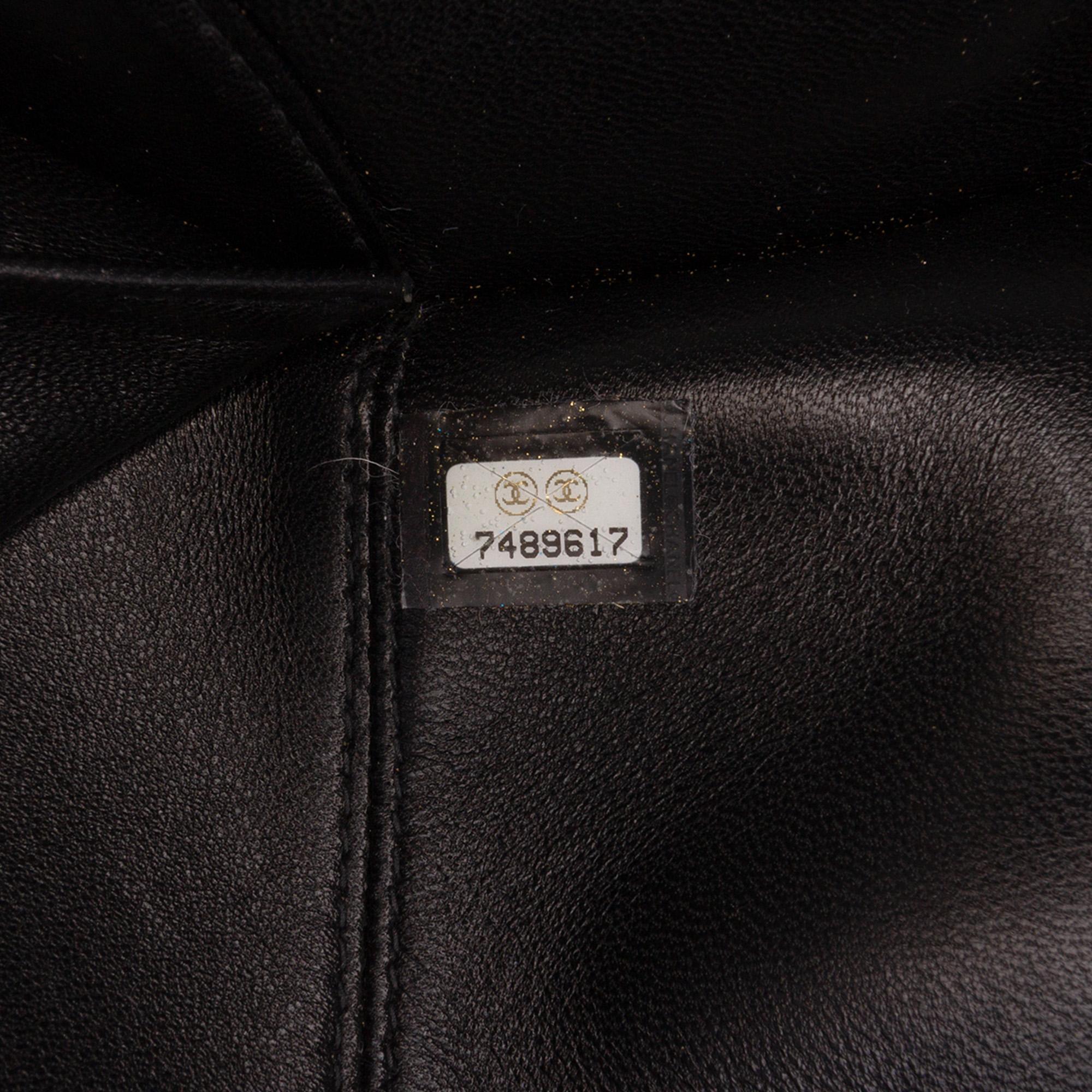 Chanel Lambskin and Satin Camellia Flower Evening Bag