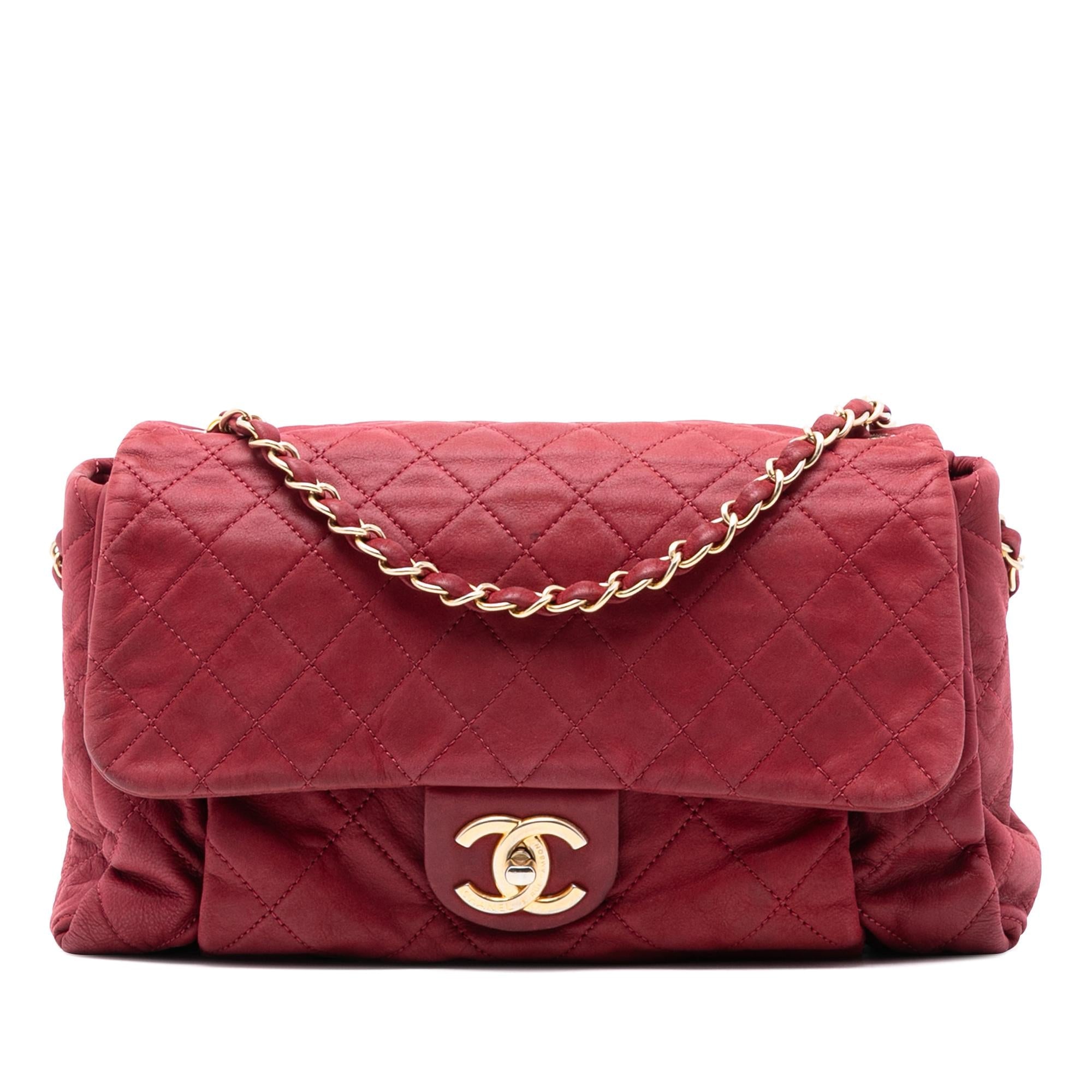 Chanel Large Aged Calfskin Chic Quilt Flap