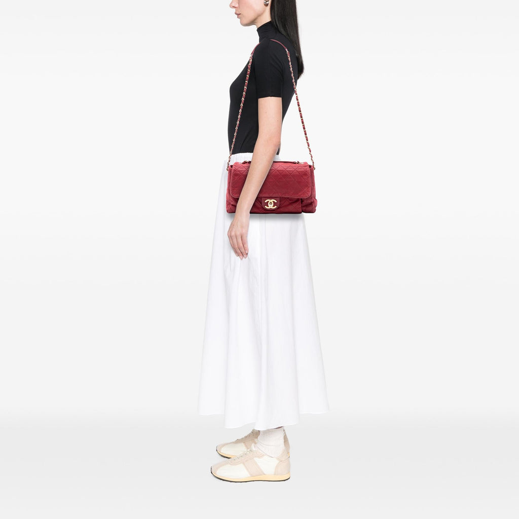 Chanel Large Aged Calfskin Chic Quilt Flap