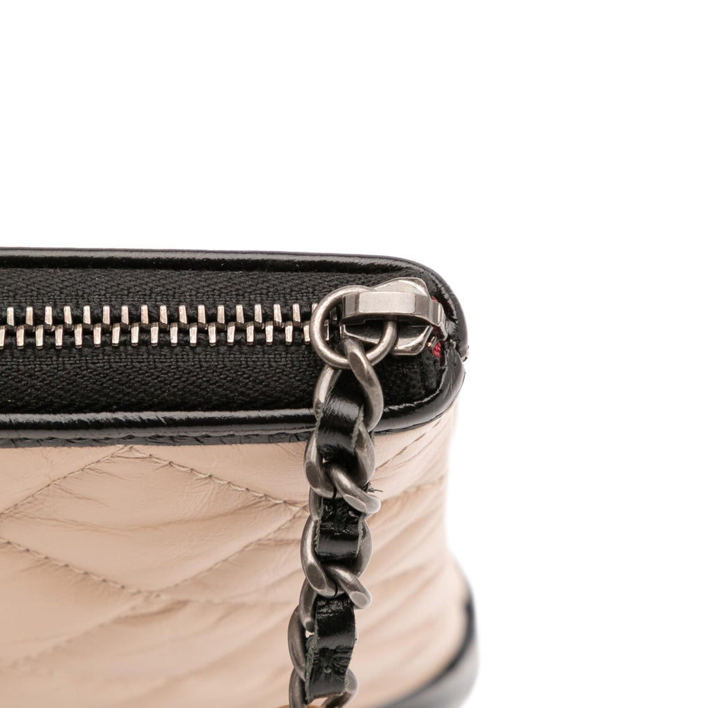 Chanel Large Aged Calfskin Gabrielle O Case Clutch