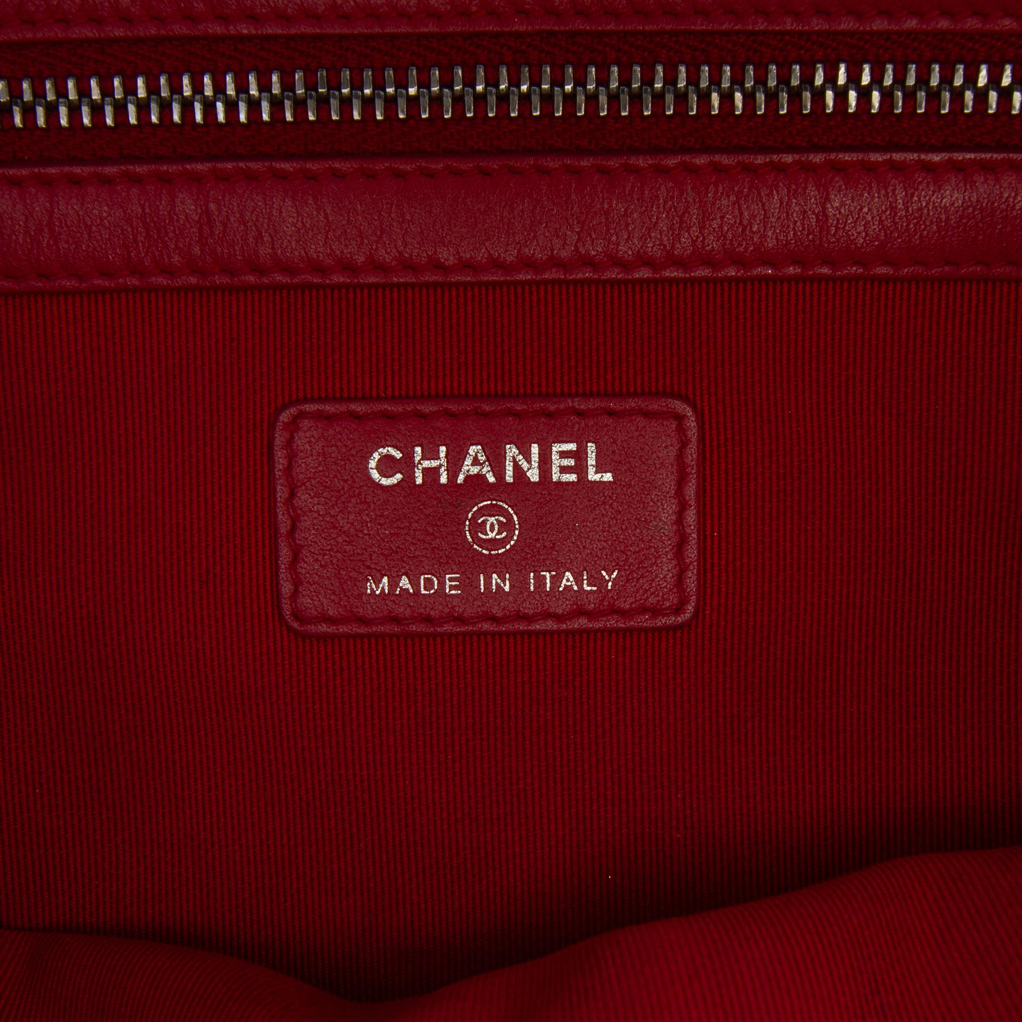 Chanel Large Aged Calfskin Gabrielle O Case Clutch