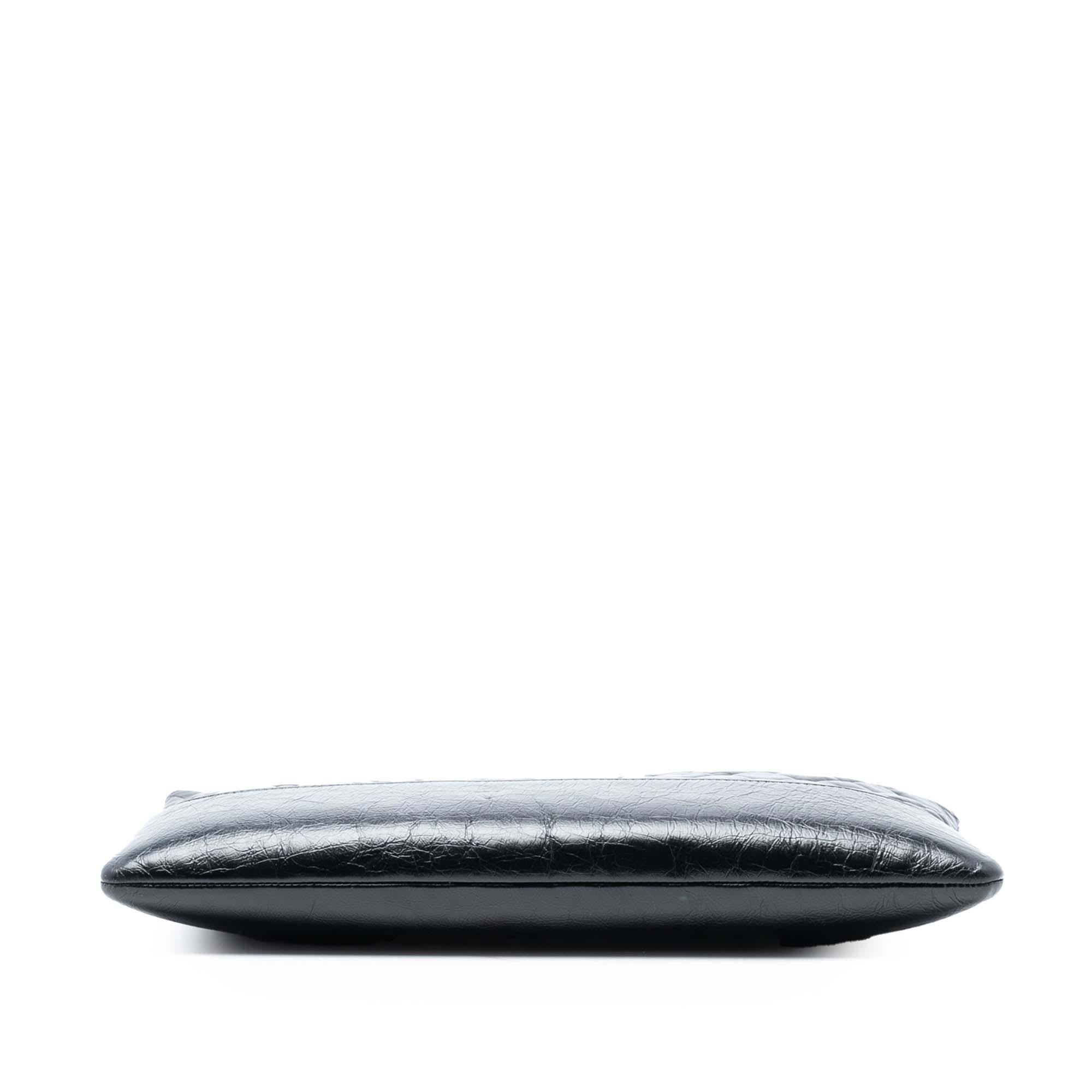 Chanel Large Aged Calfskin Gabrielle O Case Clutch