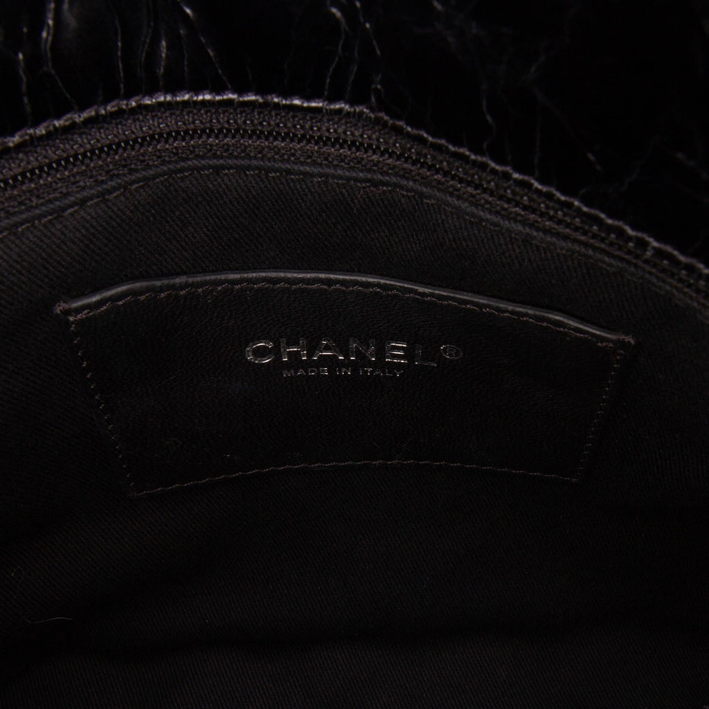Chanel Large Aged Calfskin Just Mademoiselle Bowling Bag