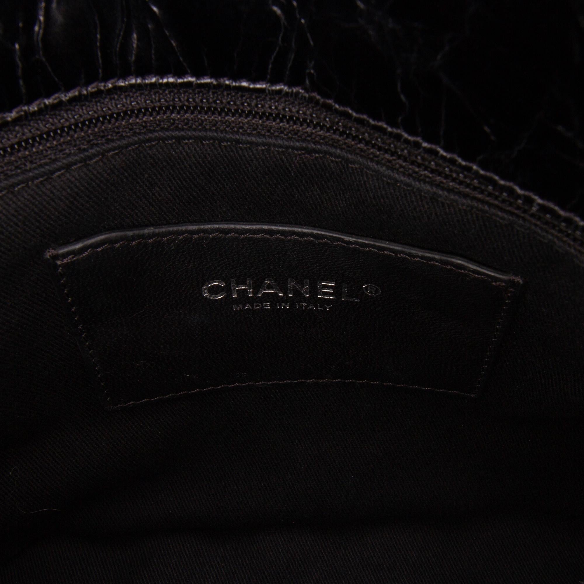 Chanel Large Aged Calfskin Just Mademoiselle Bowling Bag