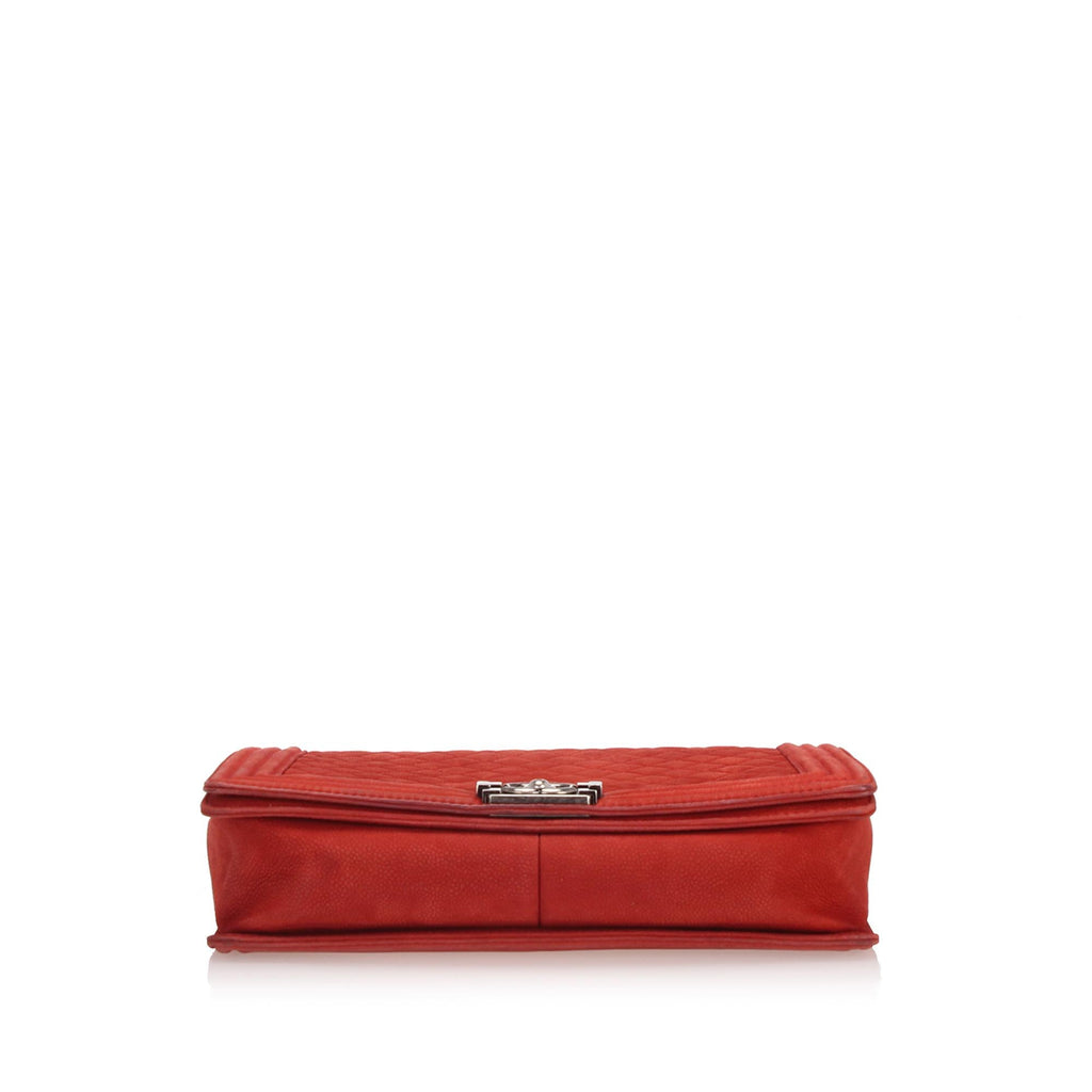 Chanel Large Boy Lambskin Leather Flap Bag (SHG-29954)