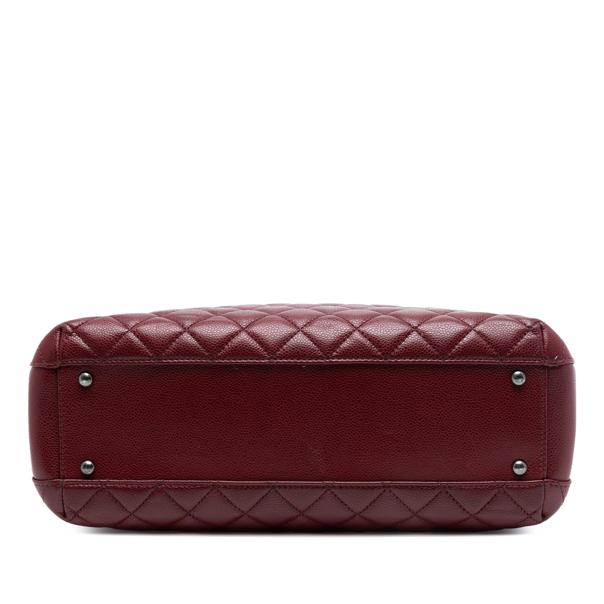 Chanel Large CC Quilted Caviar City Shopping Tote