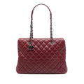 Chanel Large CC Quilted Caviar City Shopping Tote