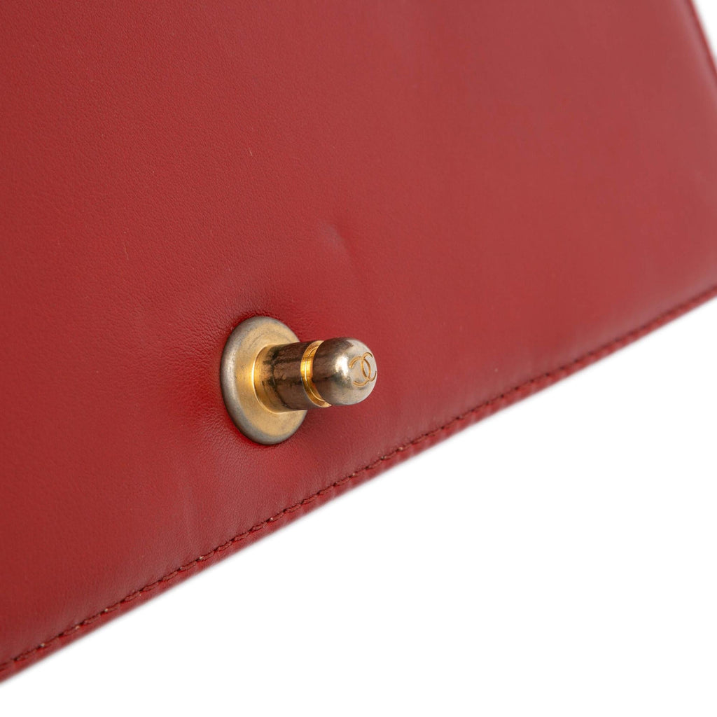 Chanel Large Calfskin Boy Chain Around Top Handle Flap (SHG-PLnRDp)