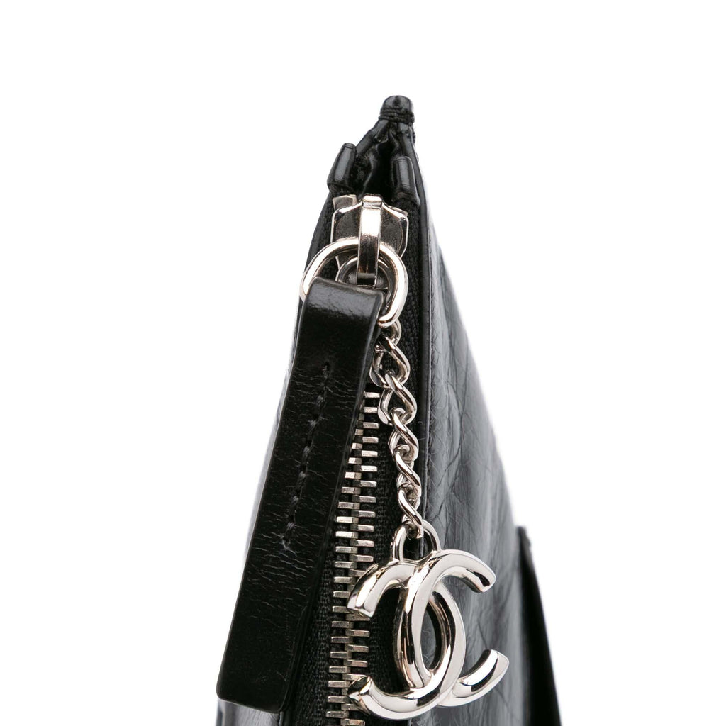 Chanel Large Calfskin Feministe Maize Feminine Pouch