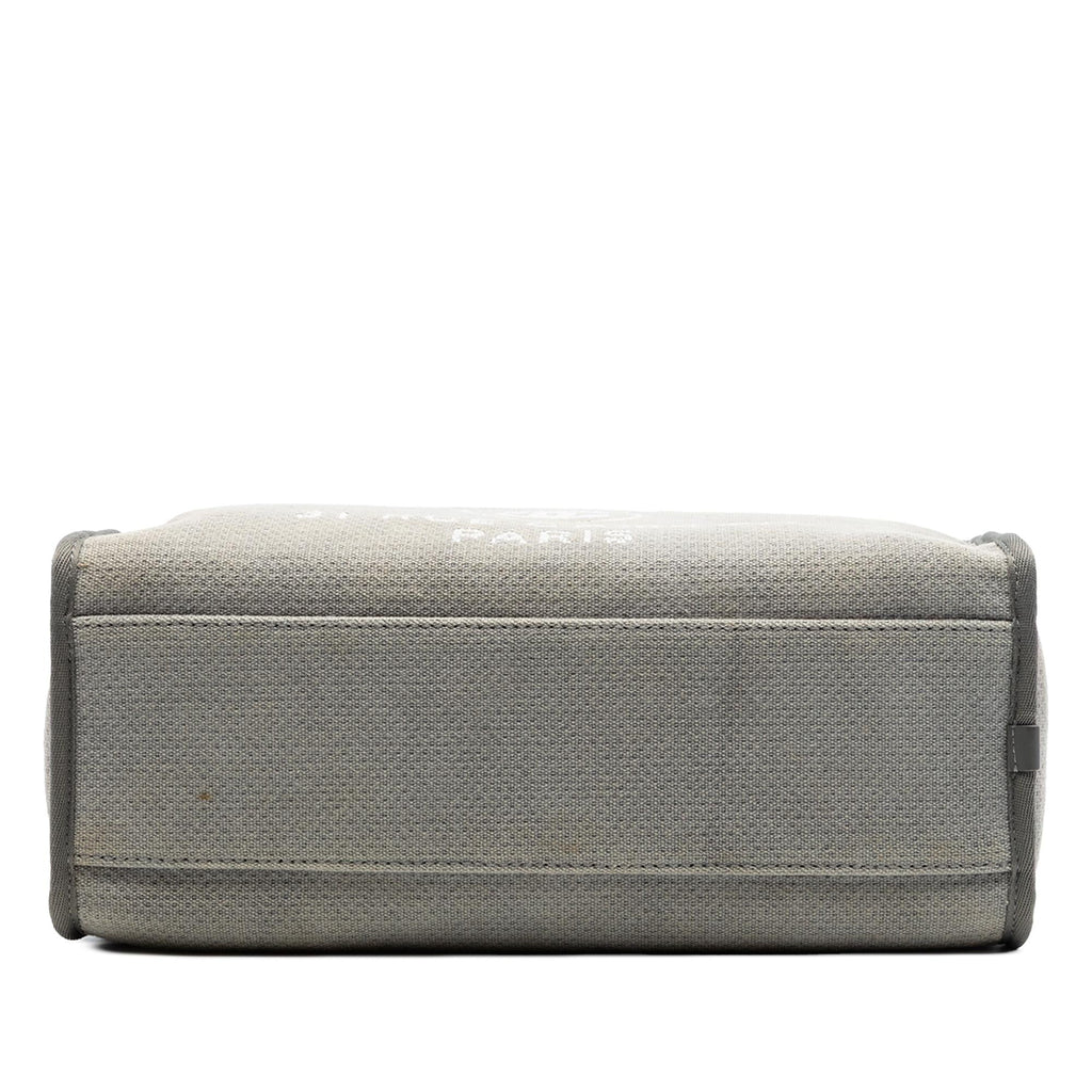 Chanel Large Canvas Deauville Bowling Bag