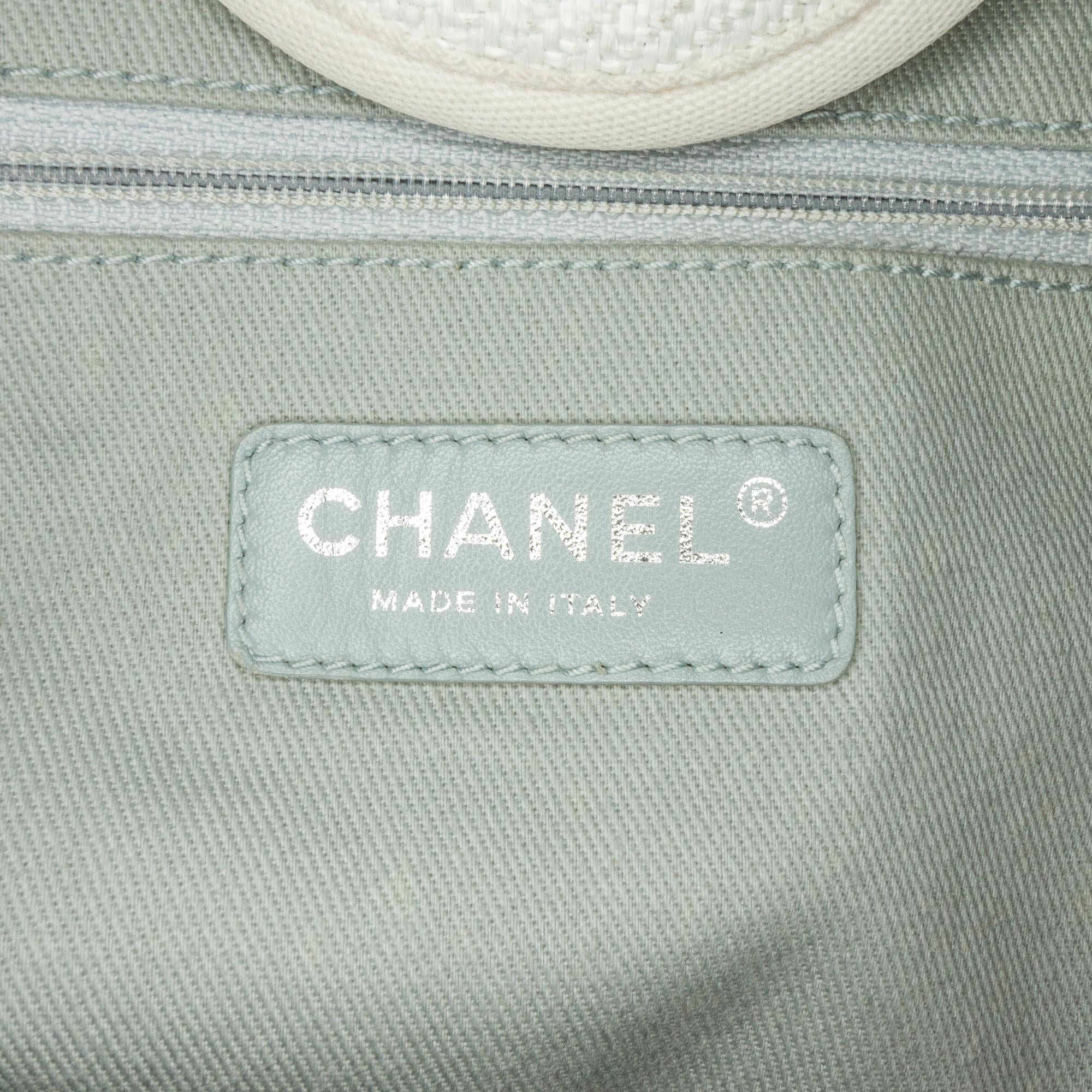 Chanel Large Canvas Deauville Tote (SHG-bO4Jvd)