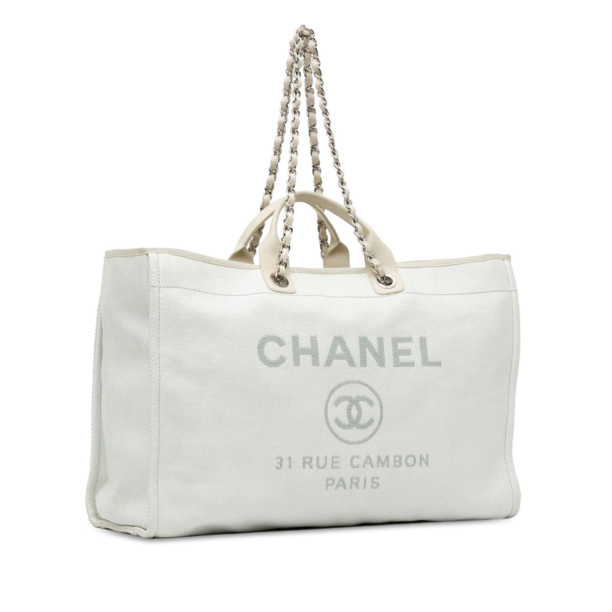 Chanel Large Canvas Deauville Tote (SHG-bO4Jvd)